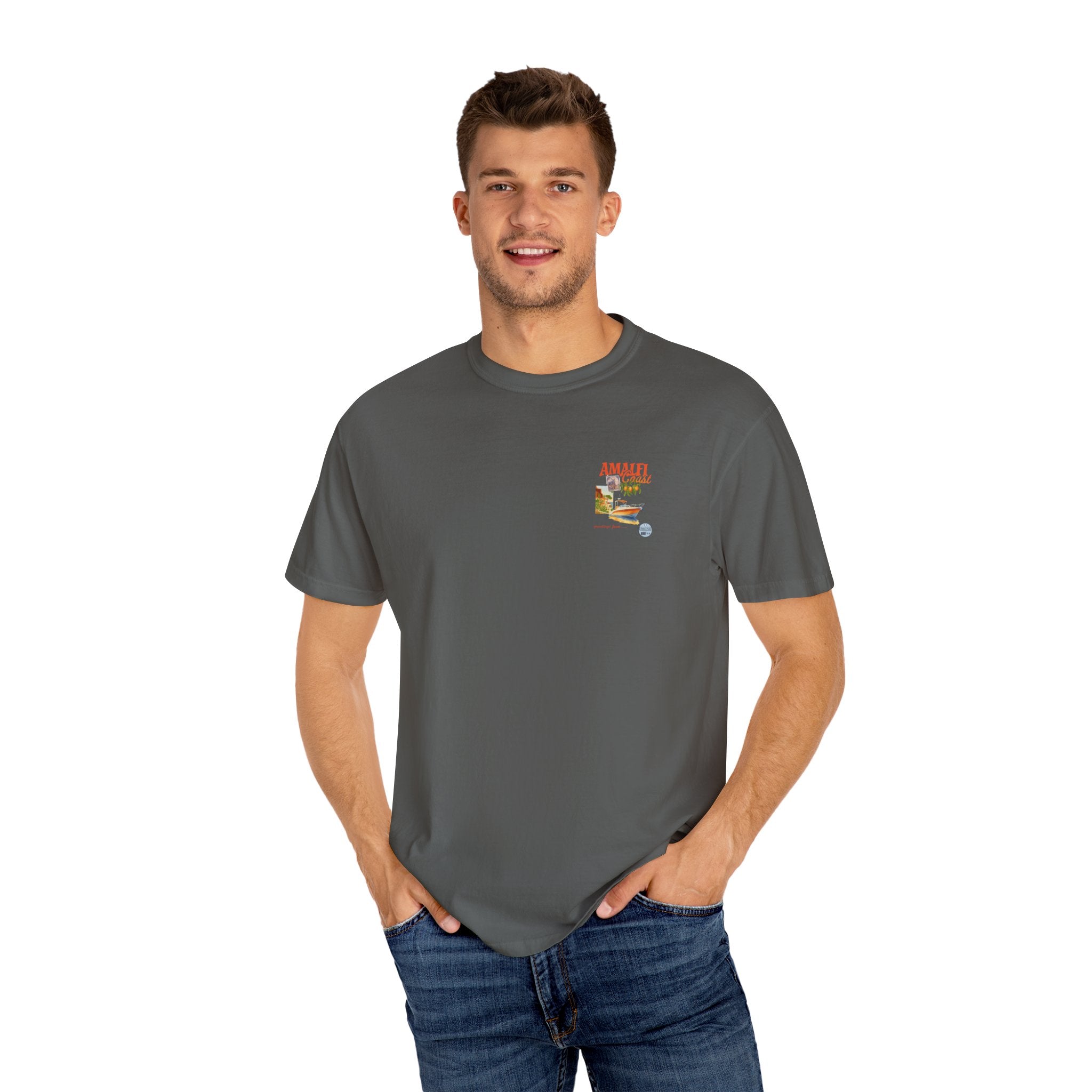 Amalfi Coast Vintage Unisex T-shirt - Stylish Travel Tee for Beach Lovers, Gifts for Her, Casual Summer Wear, Vacation Vibes