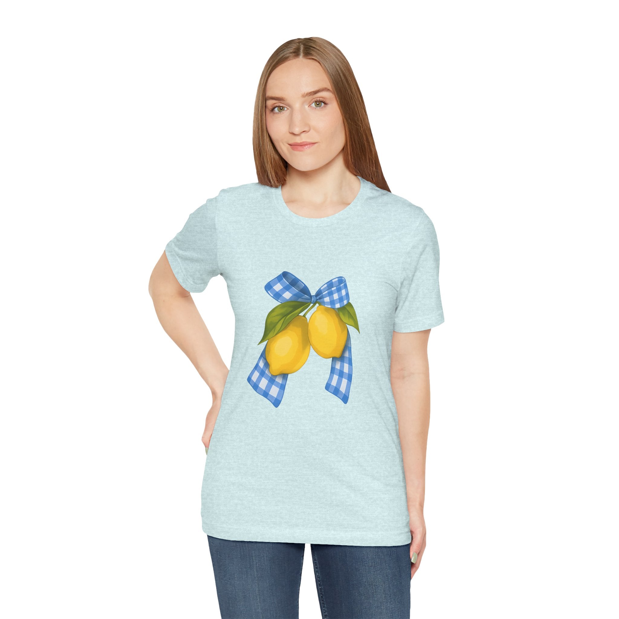 Lemon Blossom Unisex Tee - Summer Vibes, Farmhouse Style, Gifts for Her, Casual Wear, Garden Party Attire