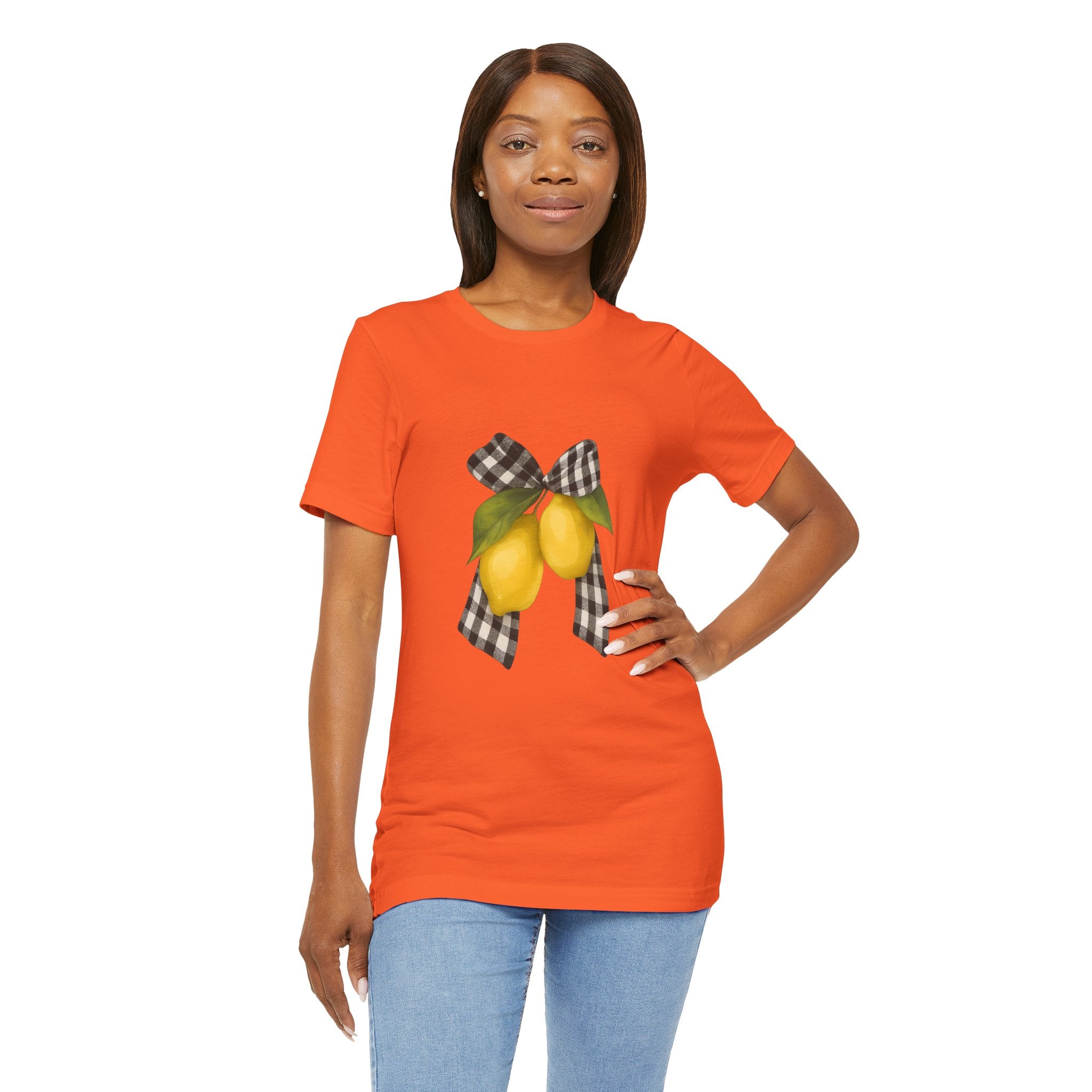 Lemon Print Unisex Tee - Perfect for Summer Parties, Gifts, Everyday wear, Festivals, and Home Decor
