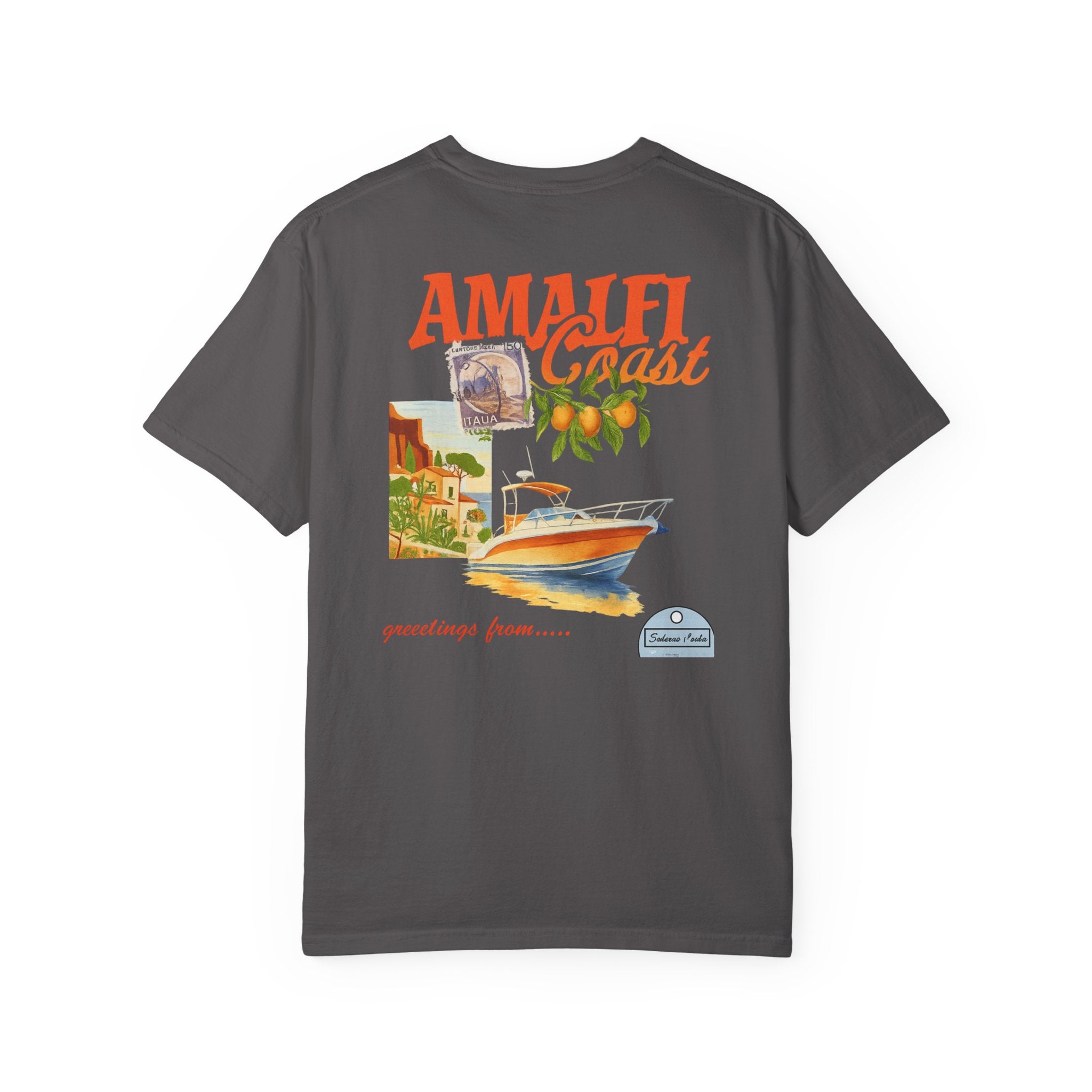 Amalfi Coast Vintage Unisex T-shirt - Stylish Travel Tee for Beach Lovers, Gifts for Her, Casual Summer Wear, Vacation Vibes