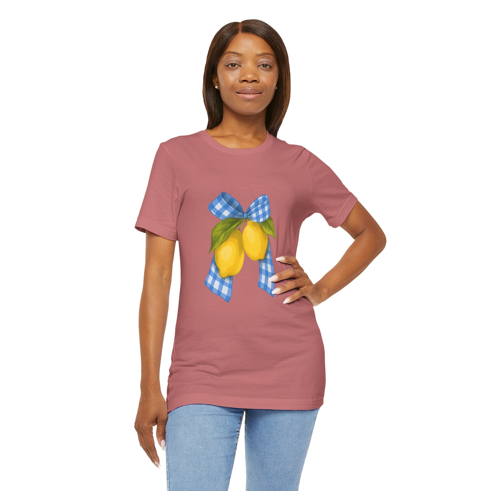 Lemon Blossom Unisex Tee - Summer Vibes, Farmhouse Style, Gifts for Her, Casual Wear, Garden Party Attire