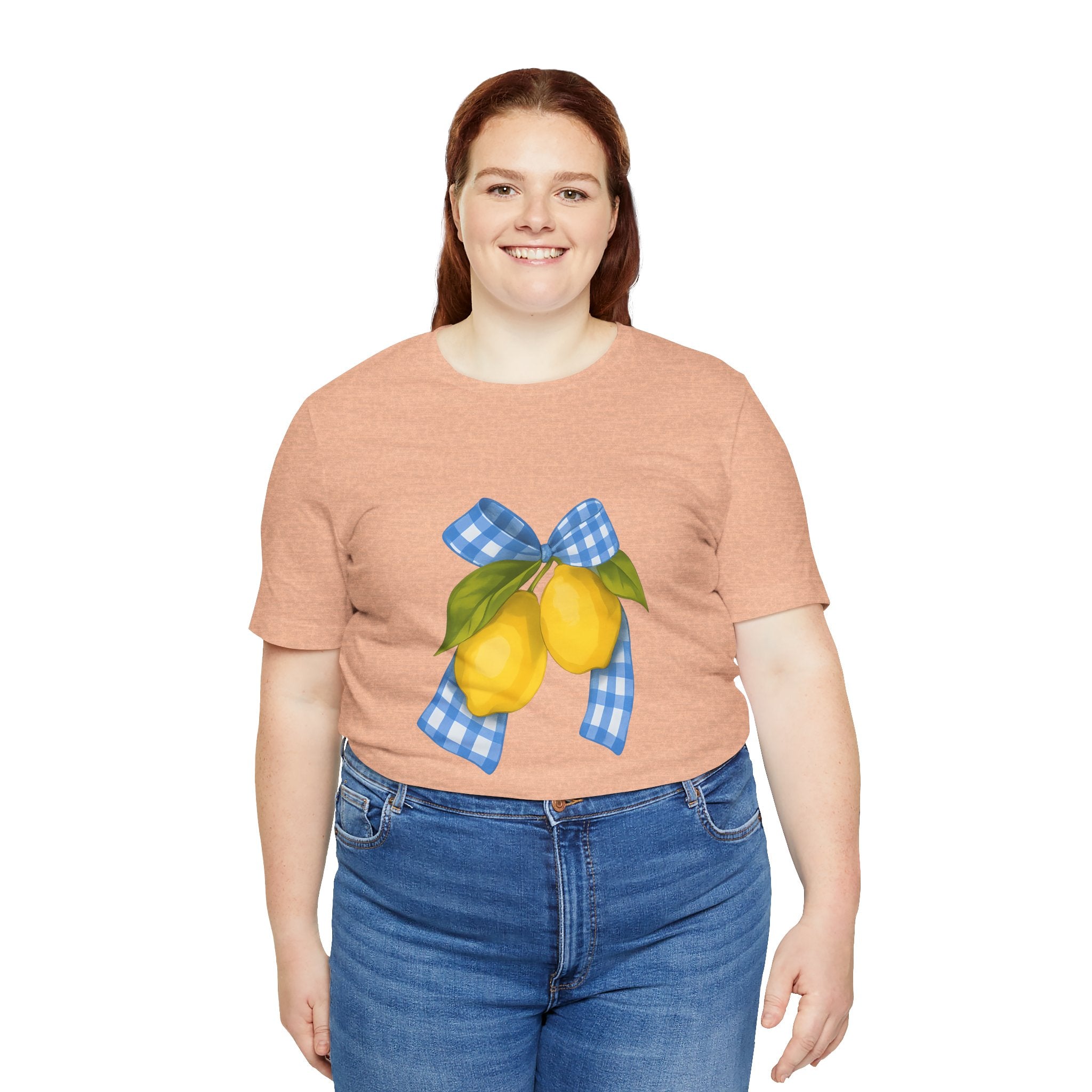 Lemon Blossom Unisex Tee - Summer Vibes, Farmhouse Style, Gifts for Her, Casual Wear, Garden Party Attire