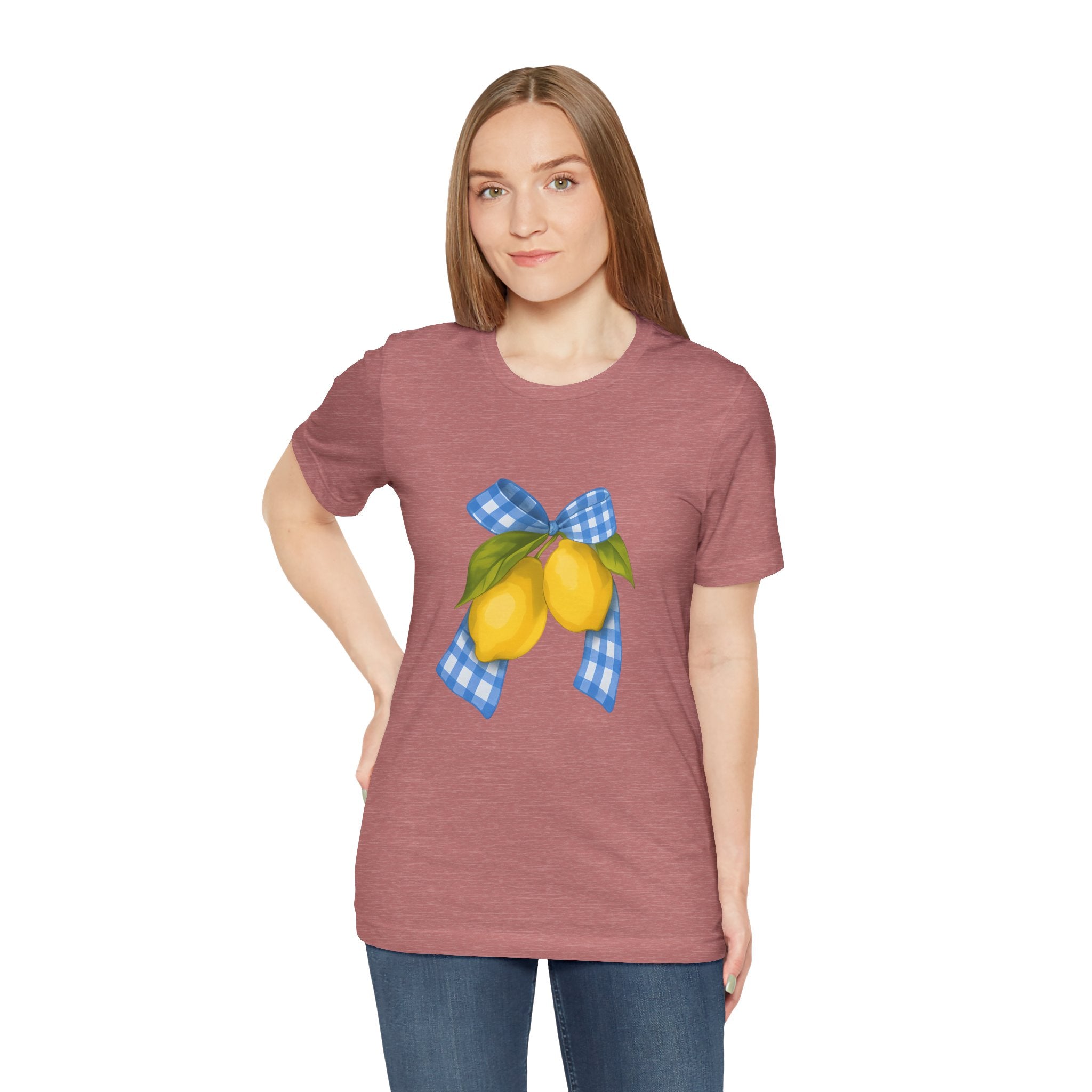 Lemon Blossom Unisex Tee - Summer Vibes, Farmhouse Style, Gifts for Her, Casual Wear, Garden Party Attire