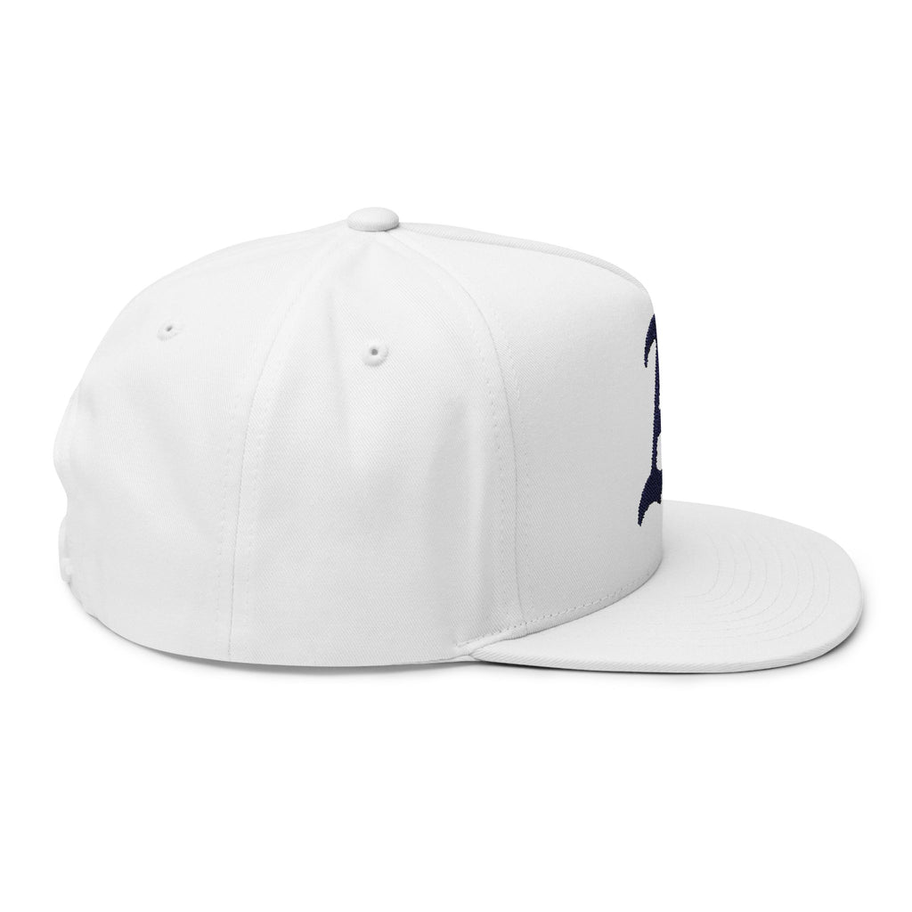 Stylish Flat Bill Cap - Custom Embroidered Hat, Trendy Snapback, Sportswear, Gift for Him, Accessory for All Occasions