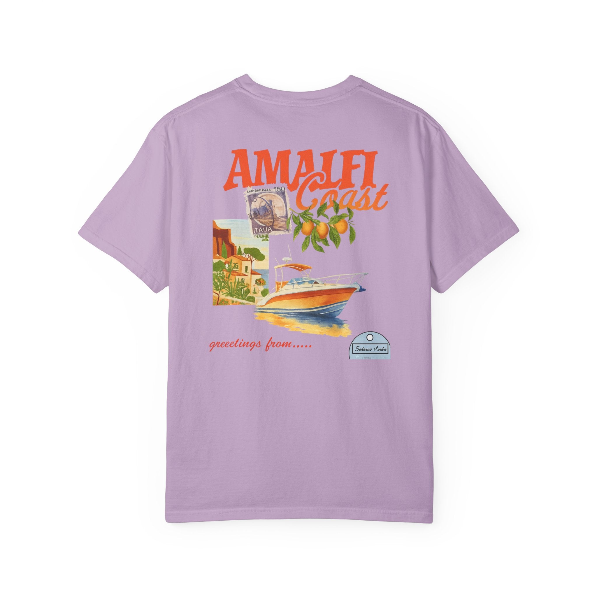 Amalfi Coast Vintage Unisex T-shirt - Stylish Travel Tee for Beach Lovers, Gifts for Her, Casual Summer Wear, Vacation Vibes