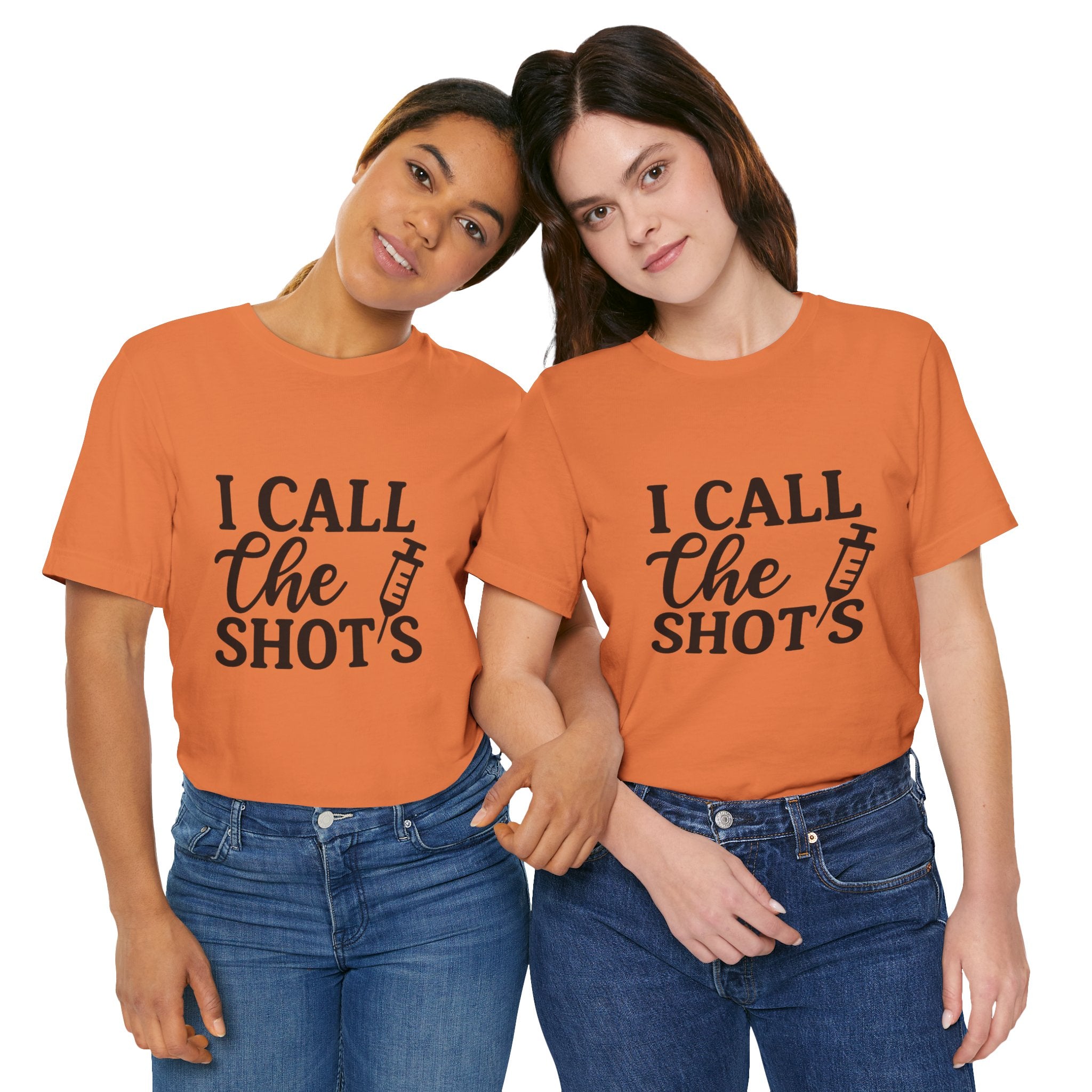 I Call the Shots  Tee, Fun Medical Humor Tee, Gift for Nurses, Healthcare Professional Shirt, Quirky Vaccine Shirt, [...]