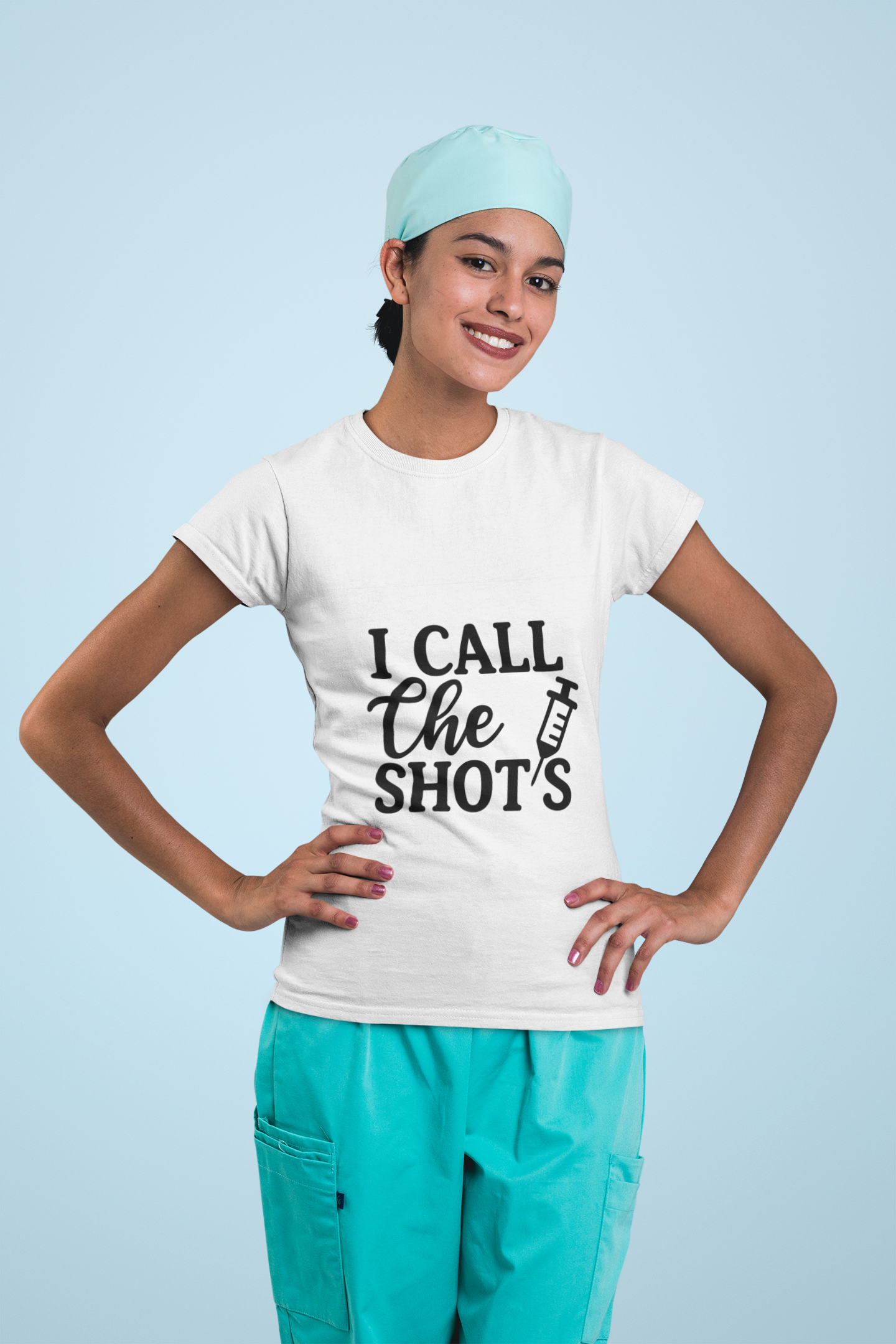 I Call the Shots  Tee, Fun Medical Humor Tee, Gift for Nurses, Healthcare Professional Shirt, Quirky Vaccine Shirt, [...]