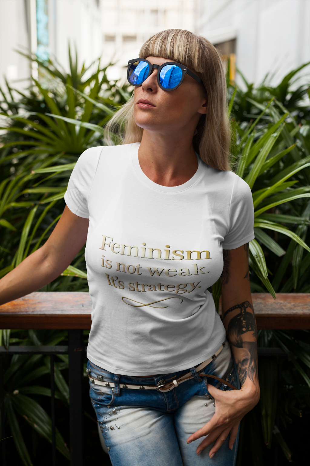 Feminism Is Not Weak Tee Bold Feminist Statement Shirt