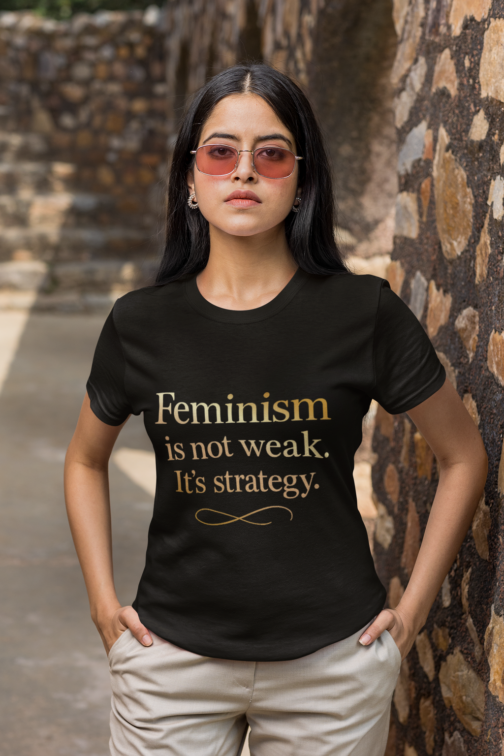 Feminism Is Not Weak Tee Bold Feminist Statement Shirt