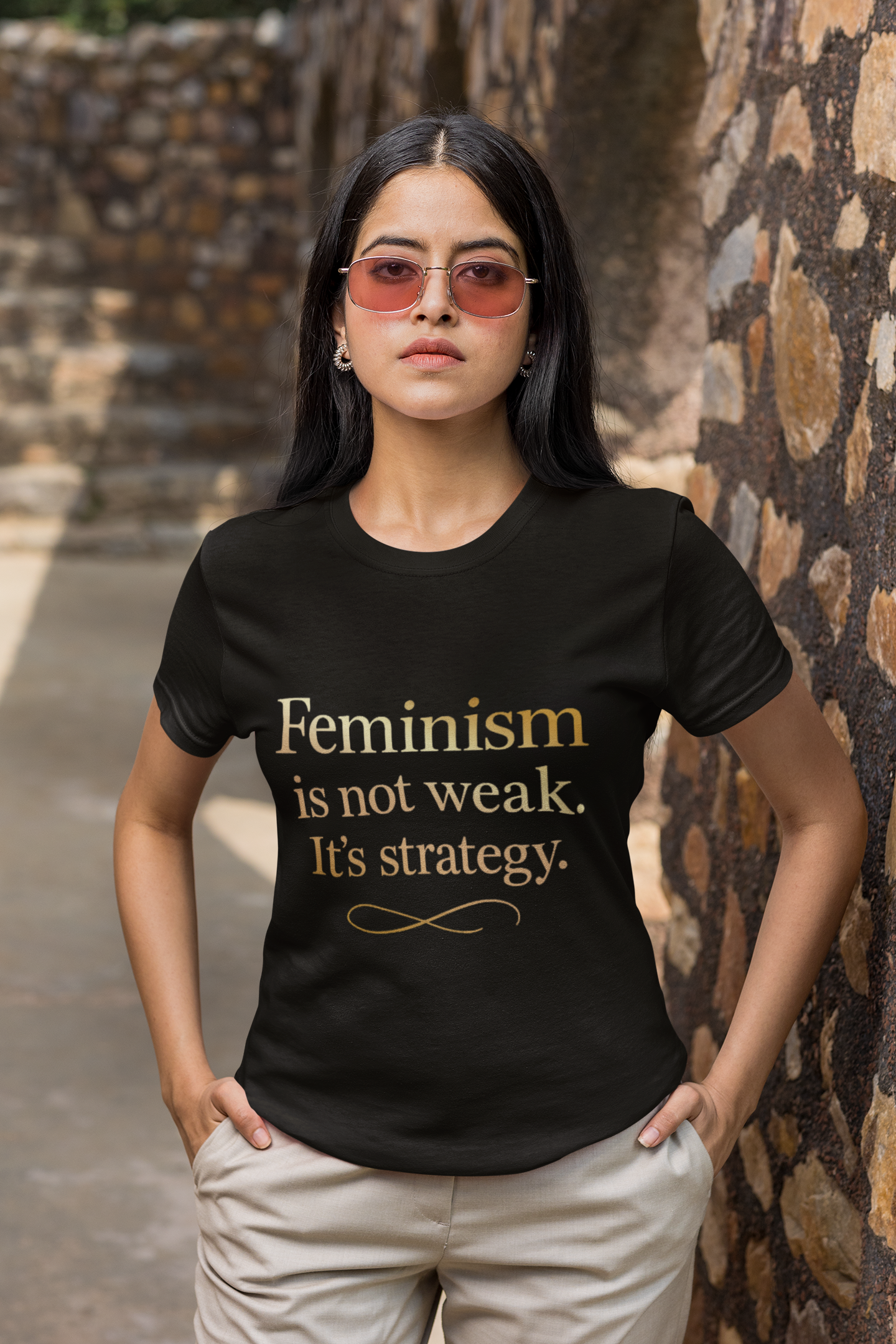 Feminism Is Not Weak Tee Bold Feminist Statement Shirt