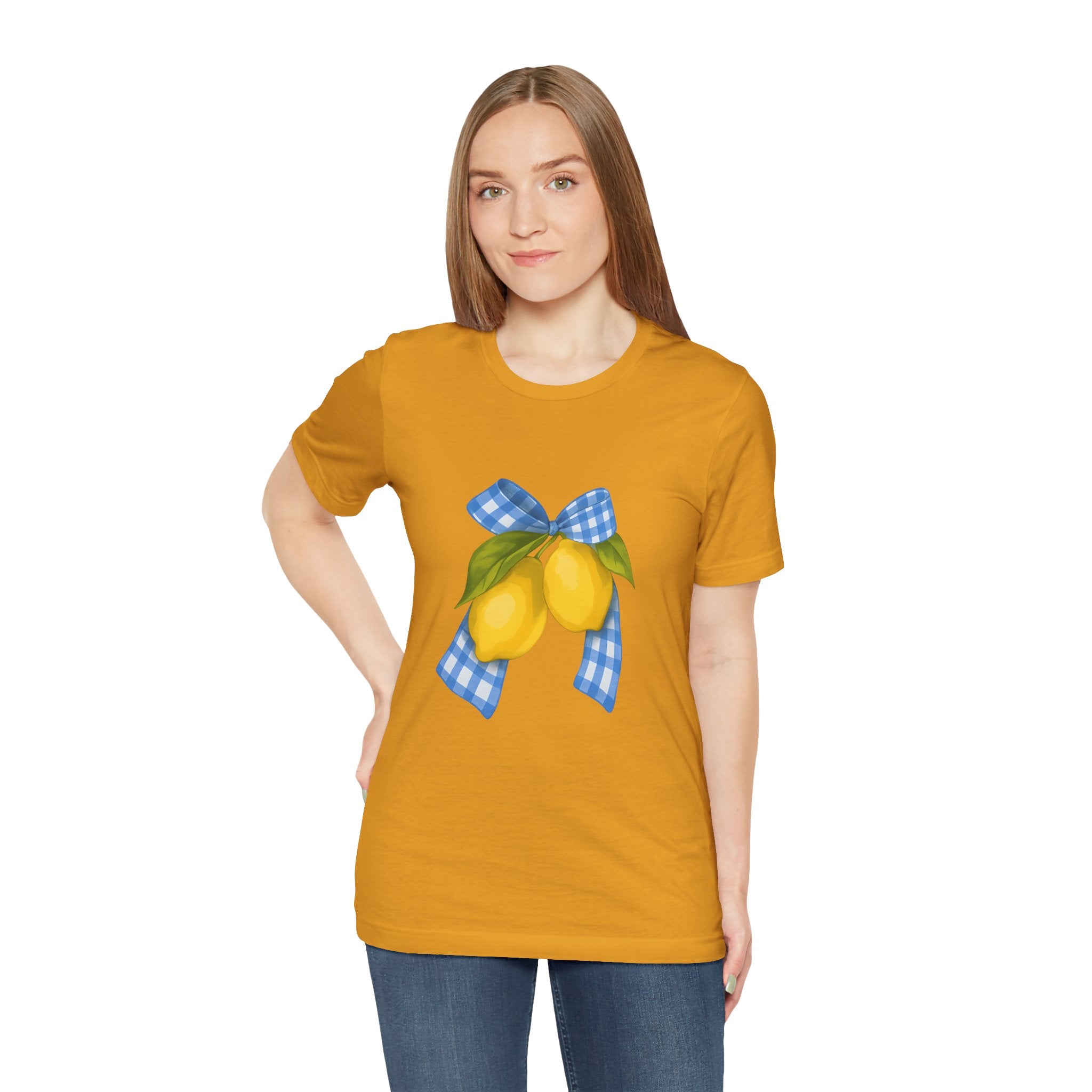 Lemon Blossom Unisex Tee - Summer Vibes, Farmhouse Style, Gifts for Her, Casual Wear, Garden Party Attire