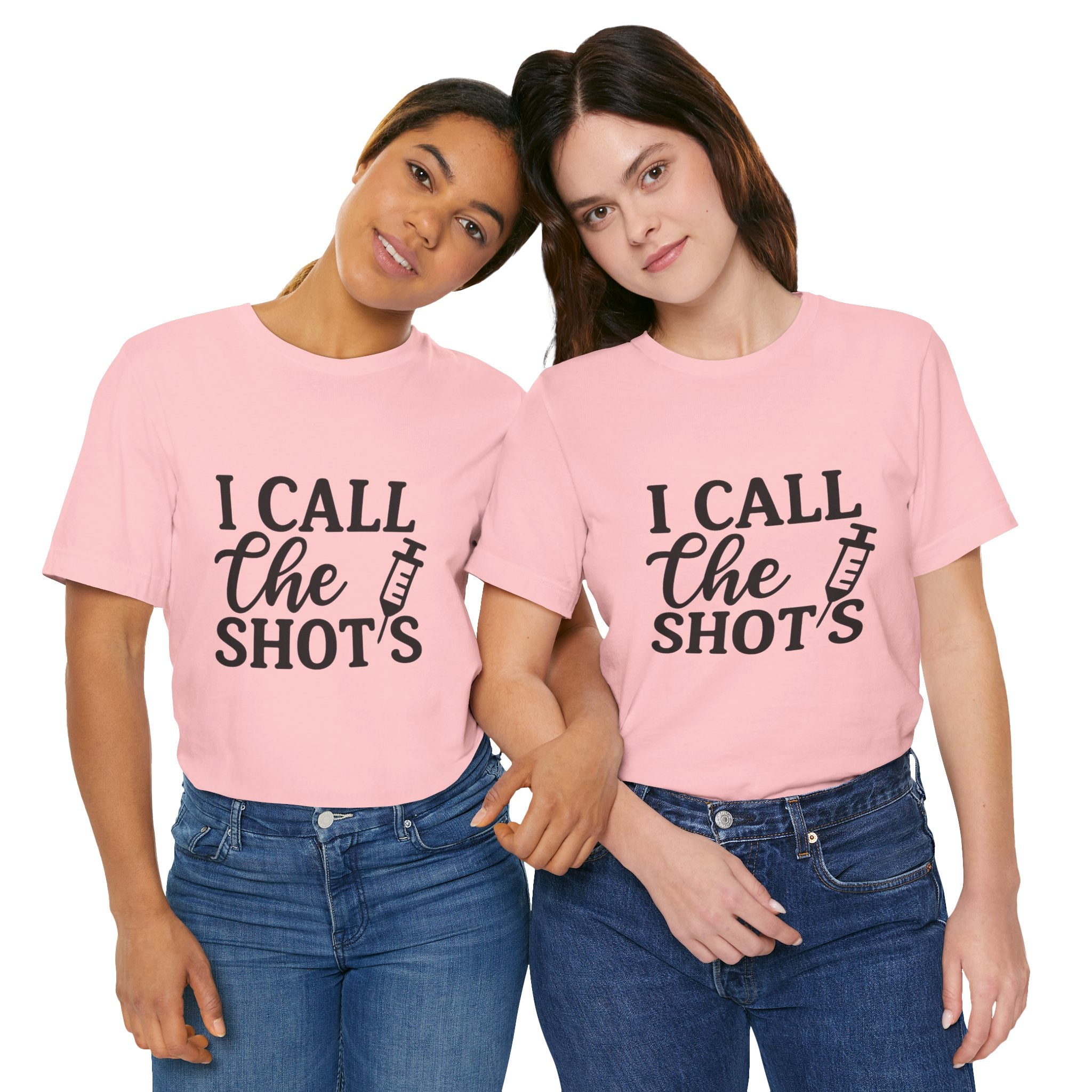 I Call the Shots  Tee, Fun Medical Humor Tee, Gift for Nurses, Healthcare Professional Shirt, Quirky Vaccine Shirt, [...]