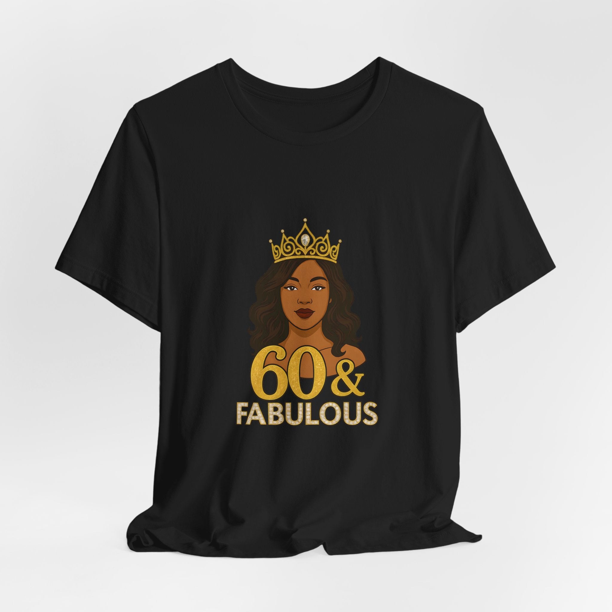 60 & Fabulous Unisex Tee, Birthday Gift Tee, Women's Celebration Shirt, Fun Milestone Birthday Apparel, Perfect for 60th Birthday Party