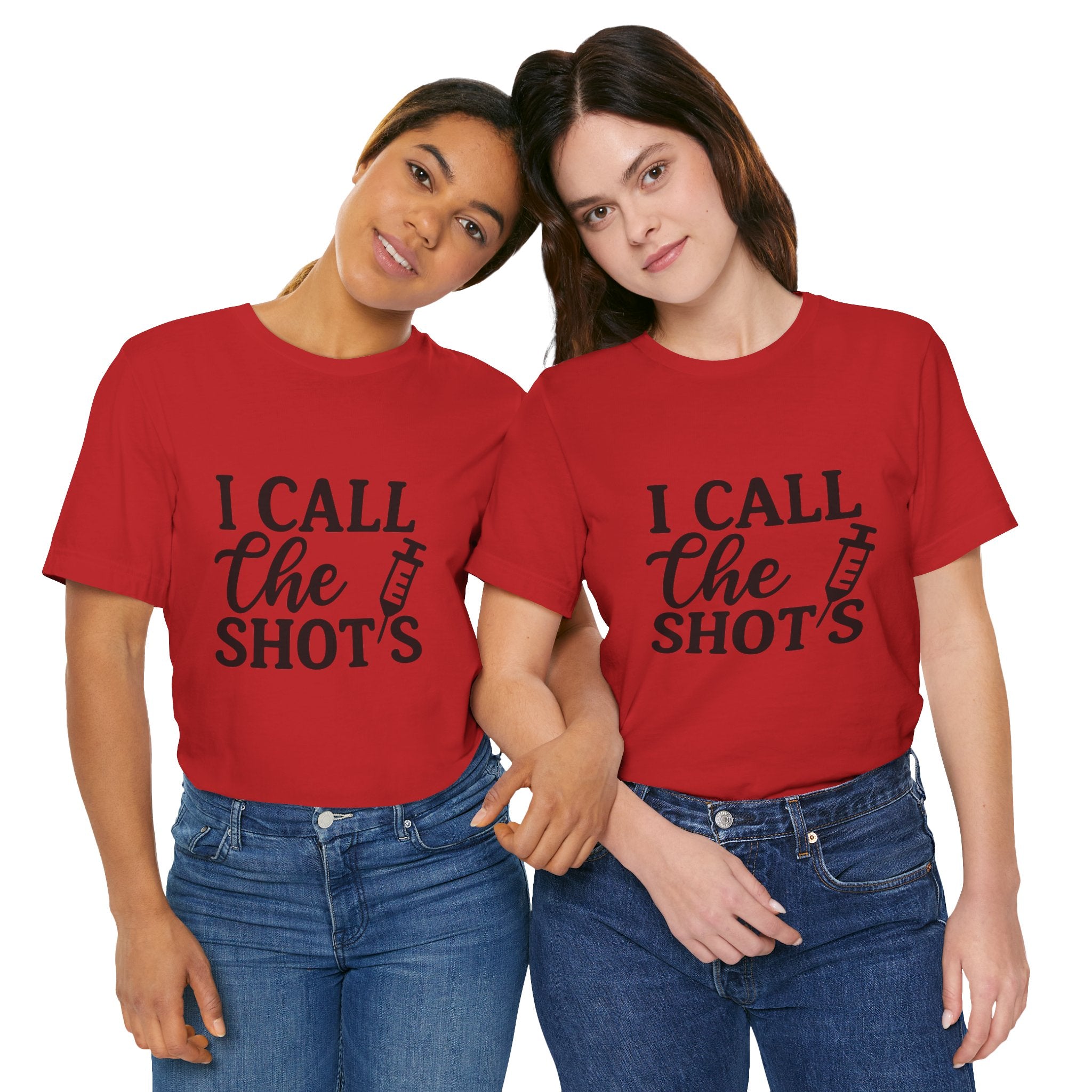 I Call the Shots  Tee, Fun Medical Humor Tee, Gift for Nurses, Healthcare Professional Shirt, Quirky Vaccine Shirt, [...]