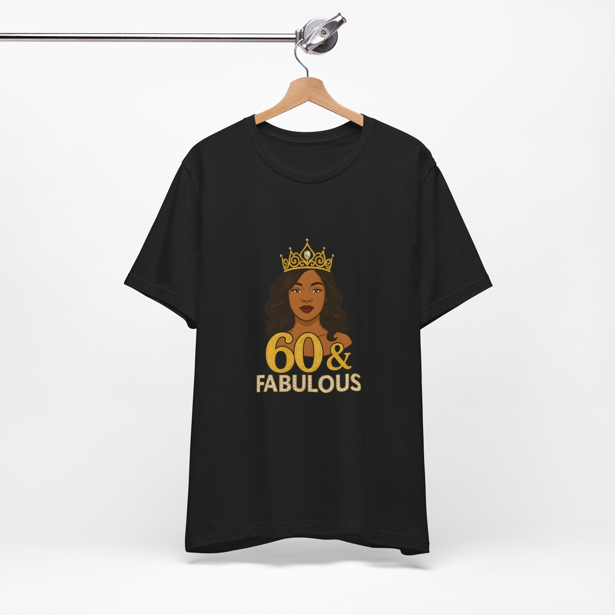 60 & Fabulous Unisex Tee, Birthday Gift Tee, Women's Celebration Shirt, Fun Milestone Birthday Apparel, Perfect for 60th Birthday Party