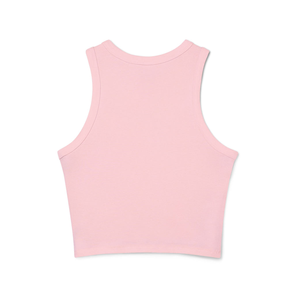 believe Women's Micro Rib Racer Tank Top | Casual Summer Essential, Workout Top, Layering Piece, Holiday Gift, Everyday Comfort