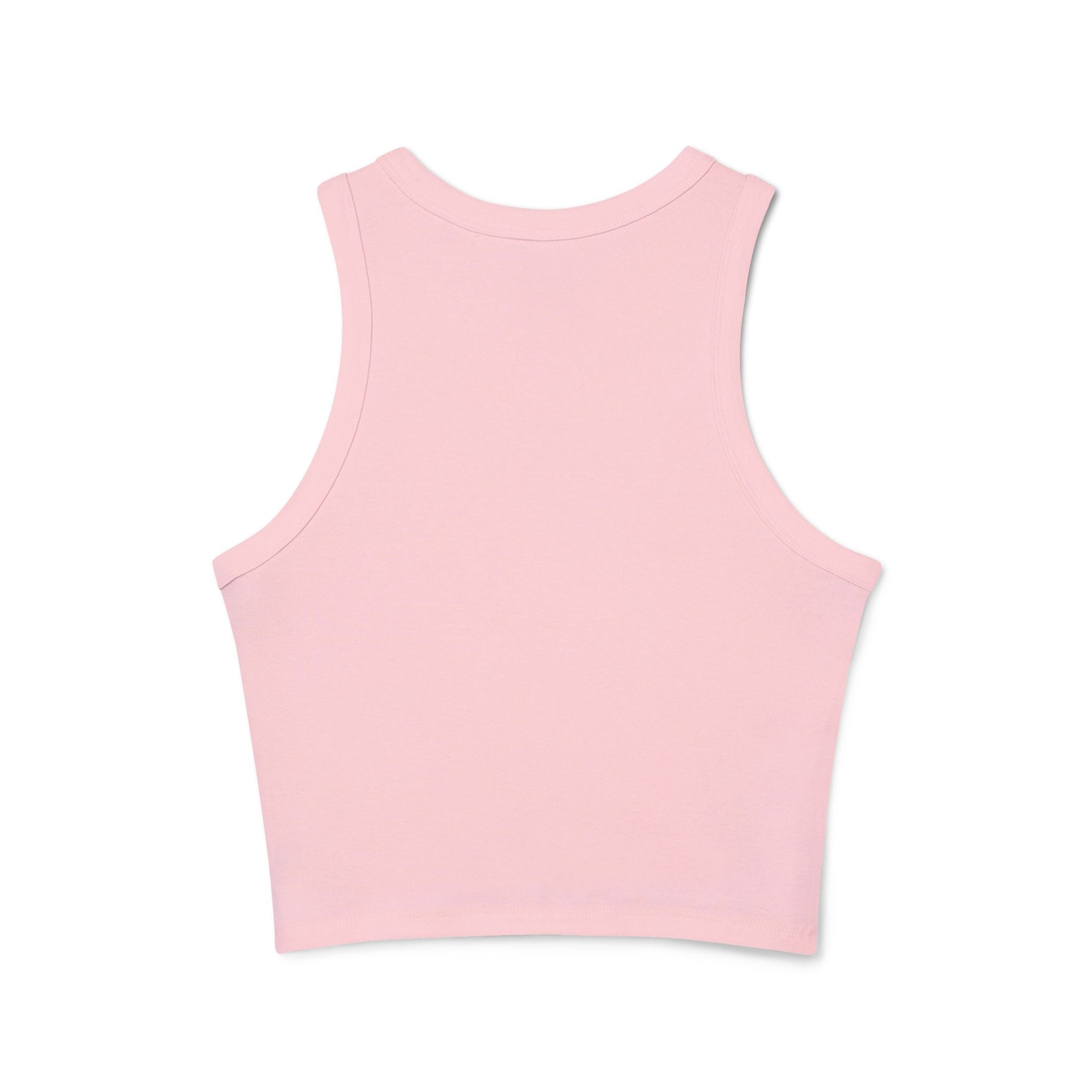 believe Women's Micro Rib Racer Tank Top | Casual Summer Essential, Workout Top, Layering Piece, Holiday Gift, Everyday Comfort