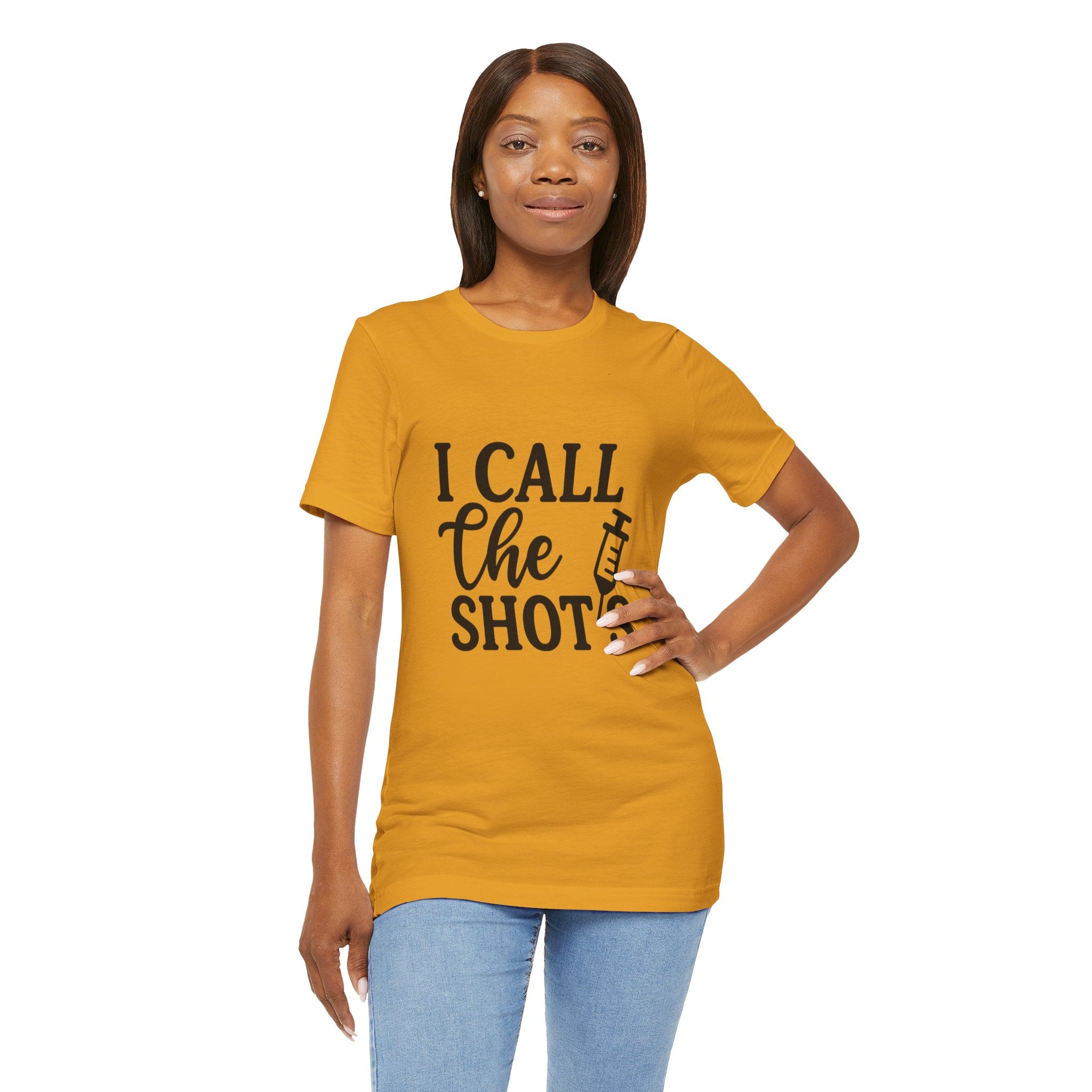 I Call the Shots  Tee, Fun Medical Humor Tee, Gift for Nurses, Healthcare Professional Shirt, Quirky Vaccine Shirt, [...]