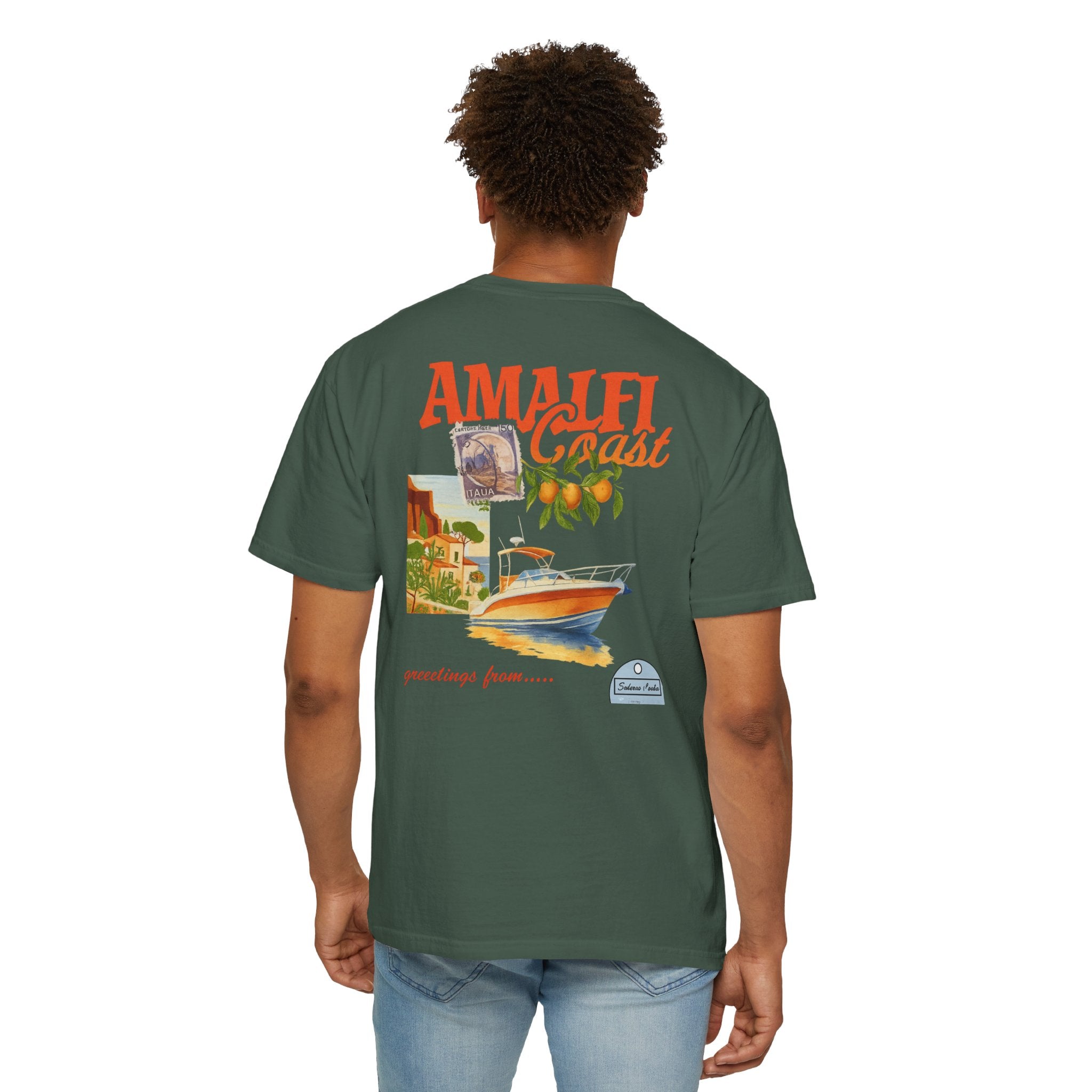 Amalfi Coast Vintage Unisex T-shirt - Stylish Travel Tee for Beach Lovers, Gifts for Her, Casual Summer Wear, Vacation Vibes