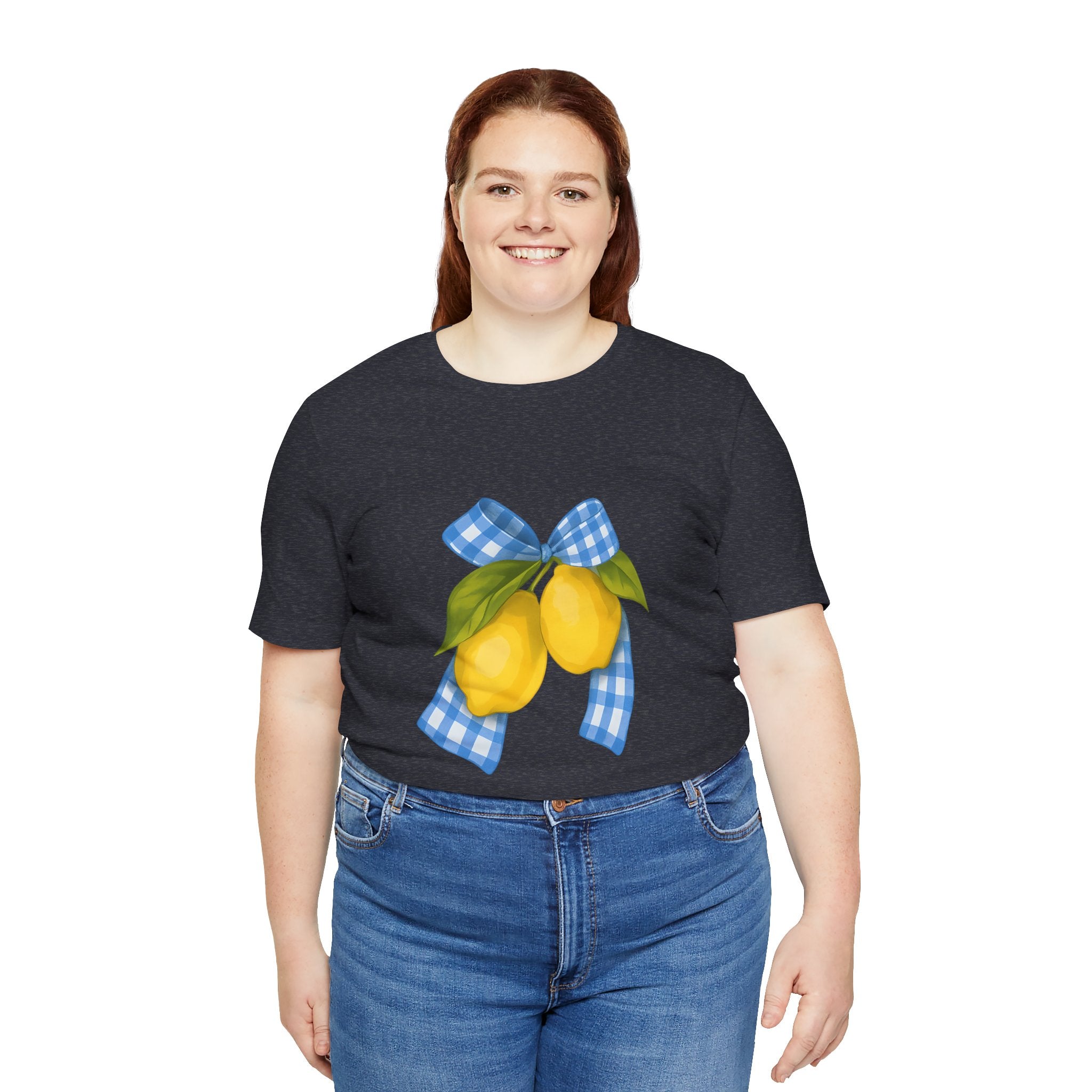 Lemon Blossom Unisex Tee - Summer Vibes, Farmhouse Style, Gifts for Her, Casual Wear, Garden Party Attire