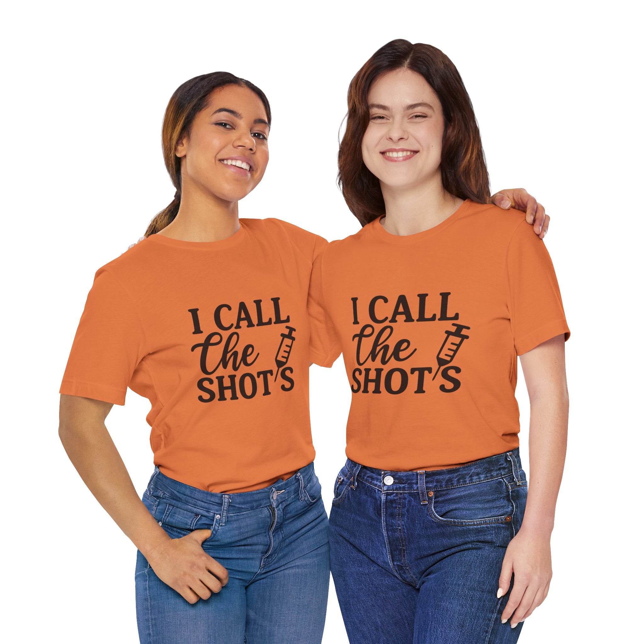 I Call the Shots  Tee, Fun Medical Humor Tee, Gift for Nurses, Healthcare Professional Shirt, Quirky Vaccine Shirt, [...]