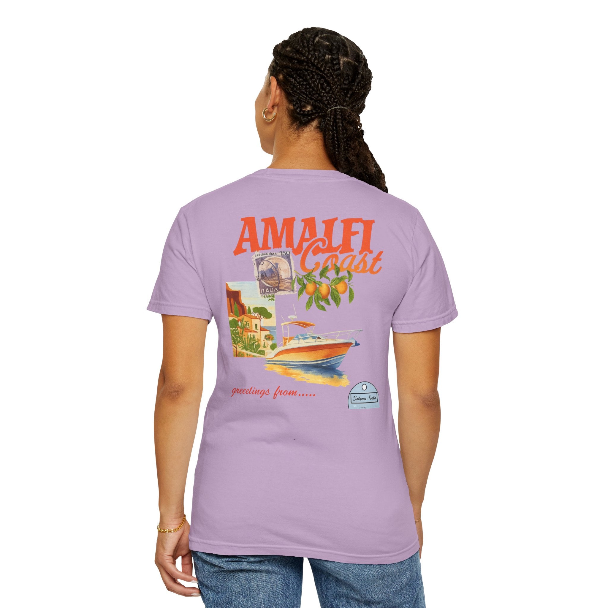 Amalfi Coast Vintage Unisex T-shirt - Stylish Travel Tee for Beach Lovers, Gifts for Her, Casual Summer Wear, Vacation Vibes