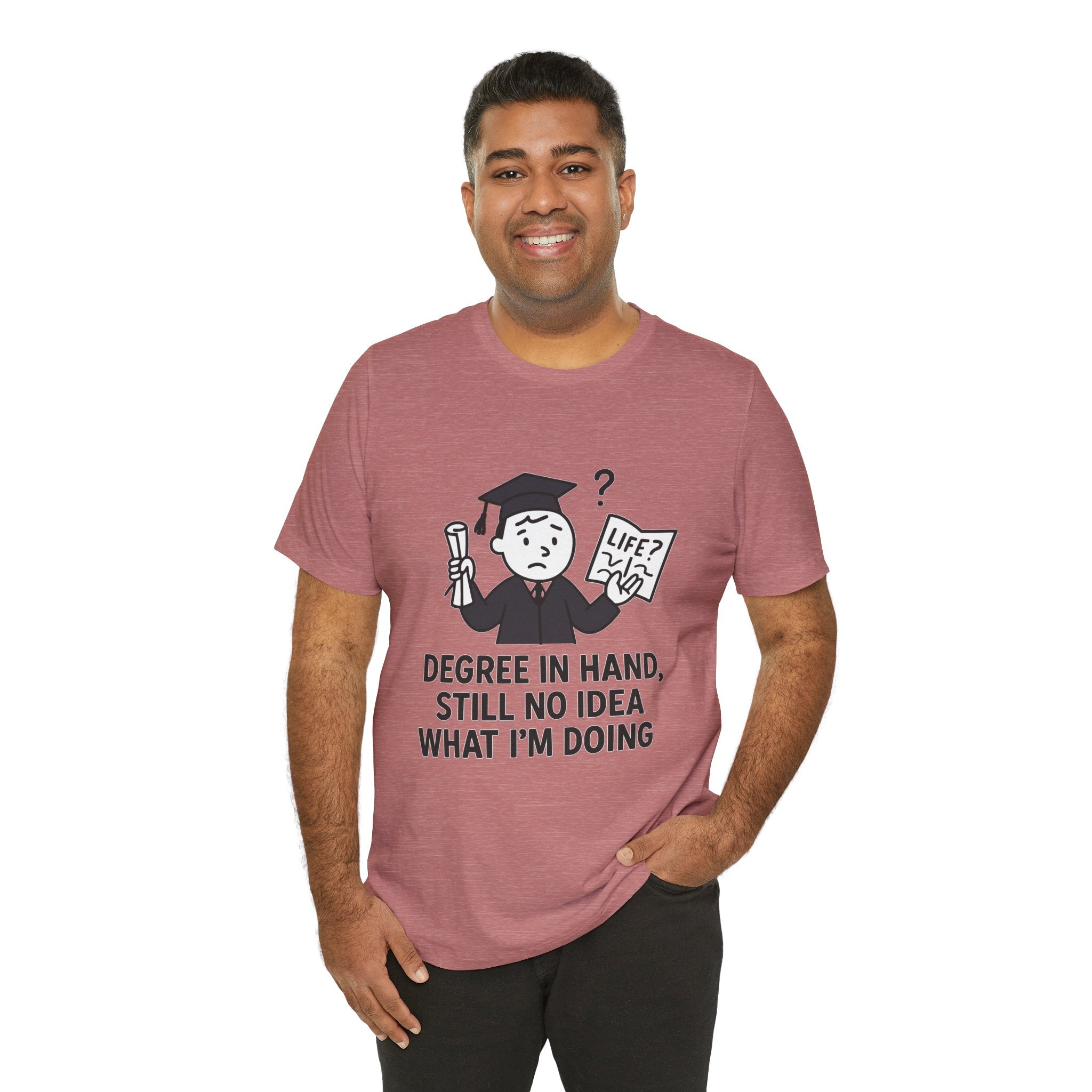Graduation Humor Tee | Unisex Jersey Short Sleeve Shirt, Funny Graduation Gift, College Shirt, Life After Degree Tee, Graduate T-Shirt