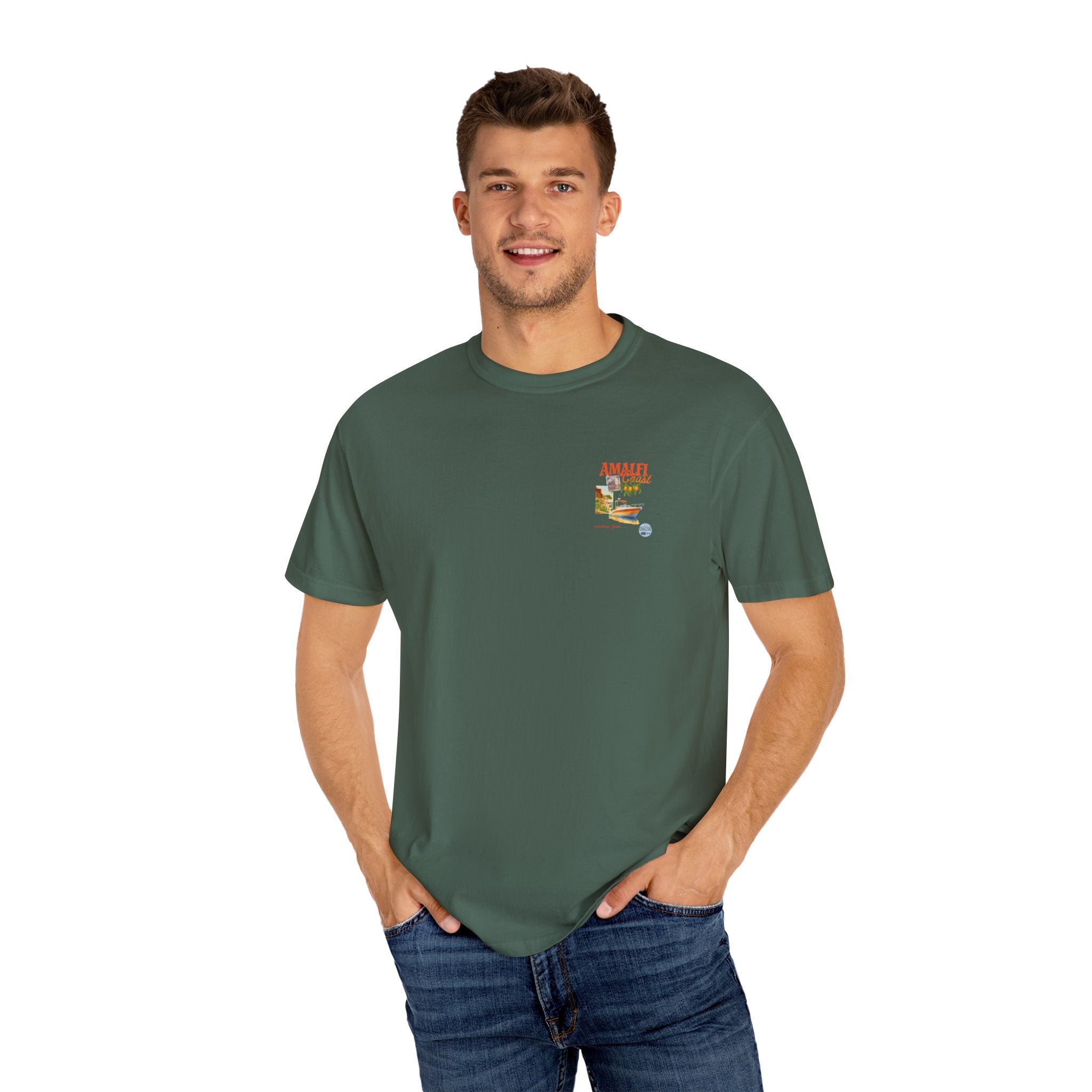 Amalfi Coast Vintage Unisex T-shirt - Stylish Travel Tee for Beach Lovers, Gifts for Her, Casual Summer Wear, Vacation Vibes