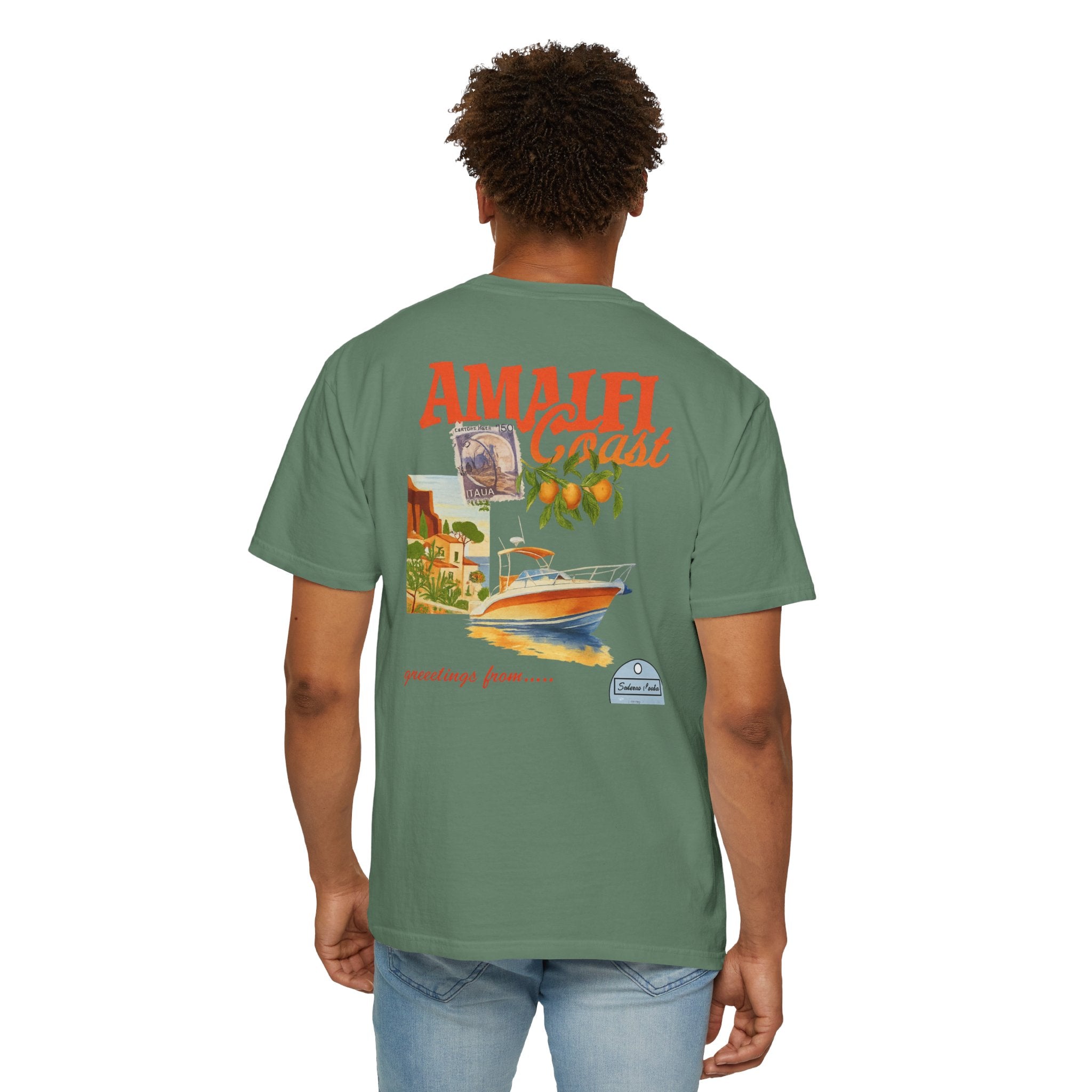 Amalfi Coast Vintage Unisex T-shirt - Stylish Travel Tee for Beach Lovers, Gifts for Her, Casual Summer Wear, Vacation Vibes
