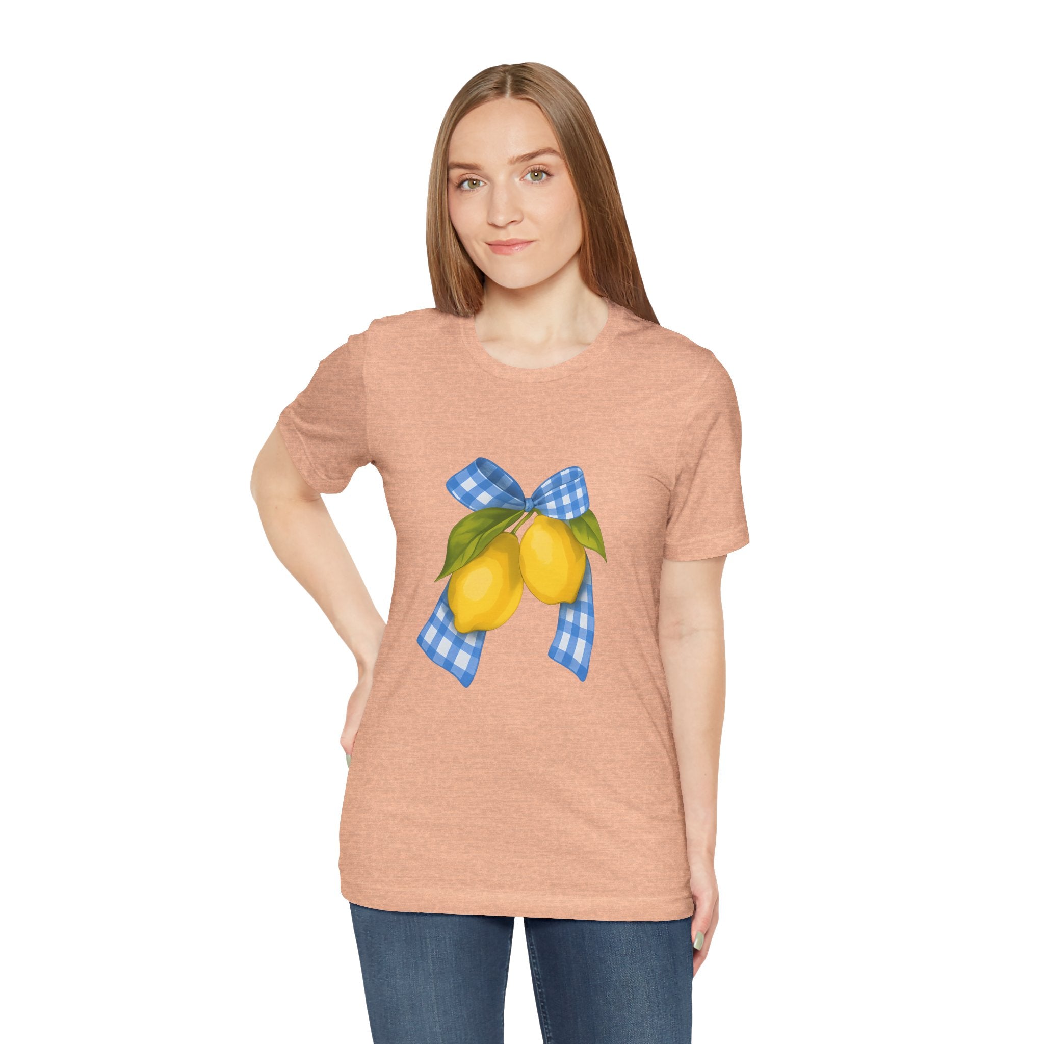 Lemon Blossom Unisex Tee - Summer Vibes, Farmhouse Style, Gifts for Her, Casual Wear, Garden Party Attire