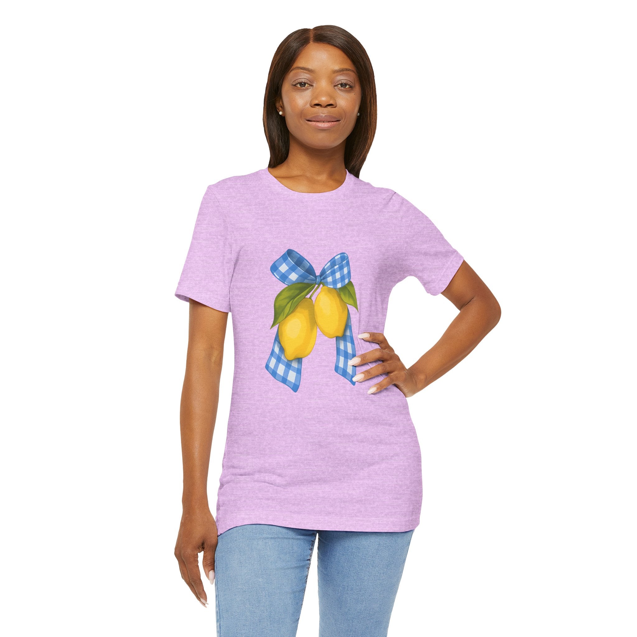 Lemon Blossom Unisex Tee - Summer Vibes, Farmhouse Style, Gifts for Her, Casual Wear, Garden Party Attire