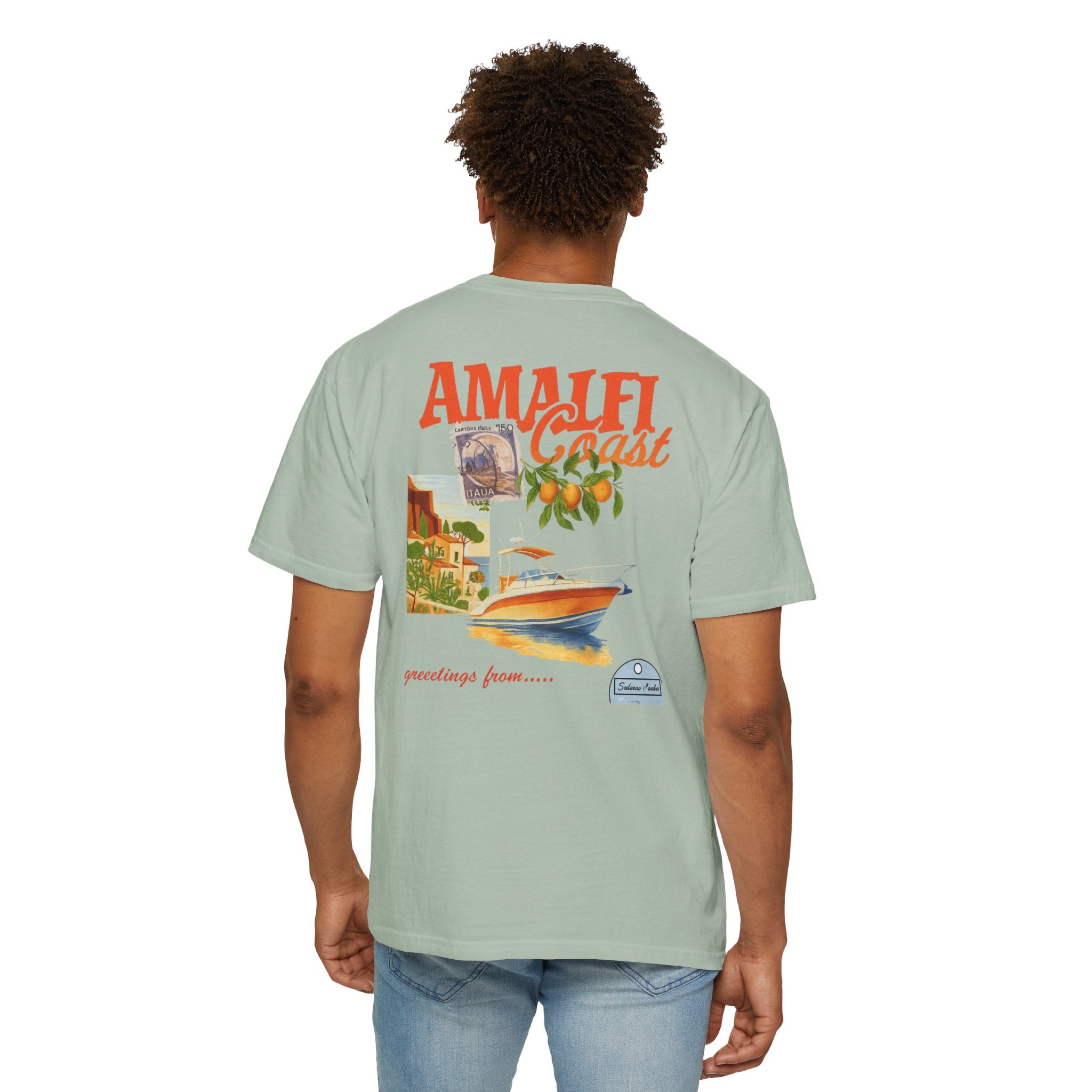 Amalfi Coast Vintage Unisex T-shirt - Stylish Travel Tee for Beach Lovers, Gifts for Her, Casual Summer Wear, Vacation Vibes