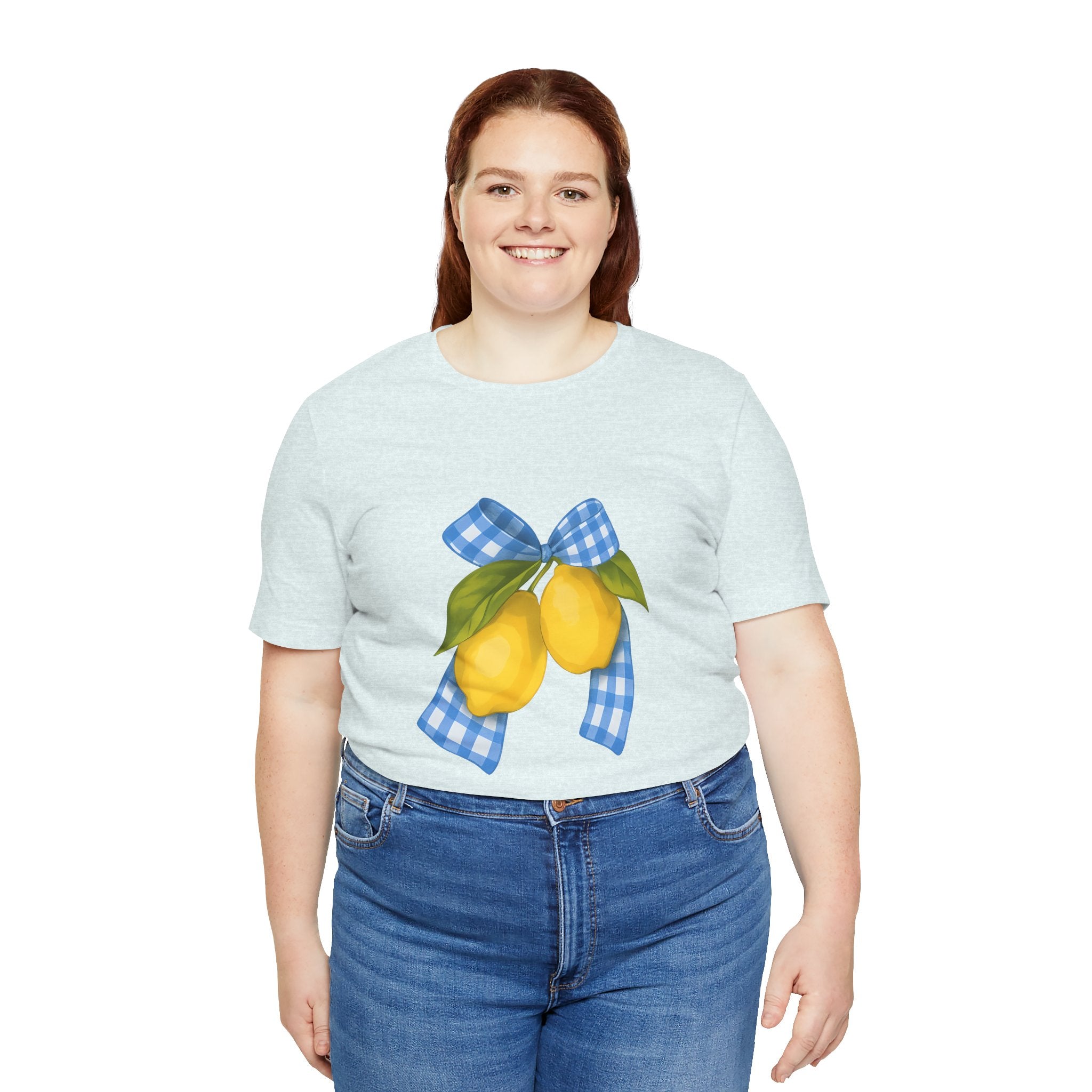 Lemon Blossom Unisex Tee - Summer Vibes, Farmhouse Style, Gifts for Her, Casual Wear, Garden Party Attire