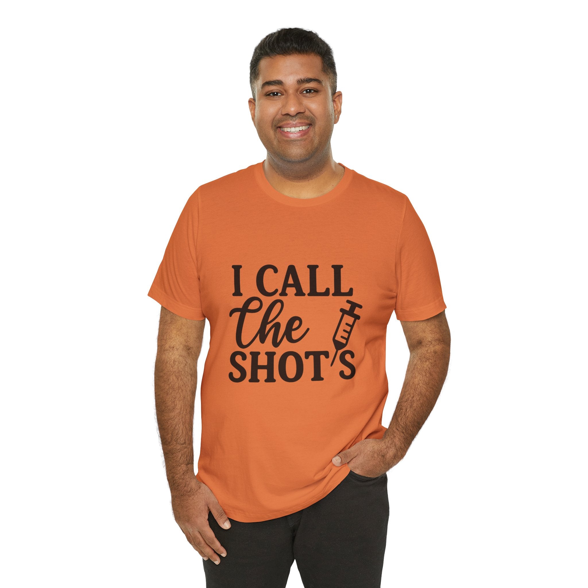 I Call the Shots  Tee, Fun Medical Humor Tee, Gift for Nurses, Healthcare Professional Shirt, Quirky Vaccine Shirt, [...]