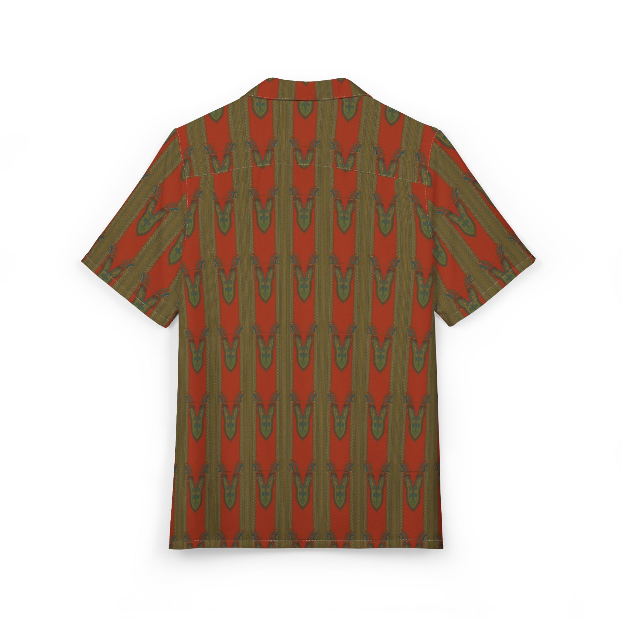 Dashiki Shirt, African Print, Unisex Button-Down, Tribal Top, Hawaiian Tee, Festival Clothing