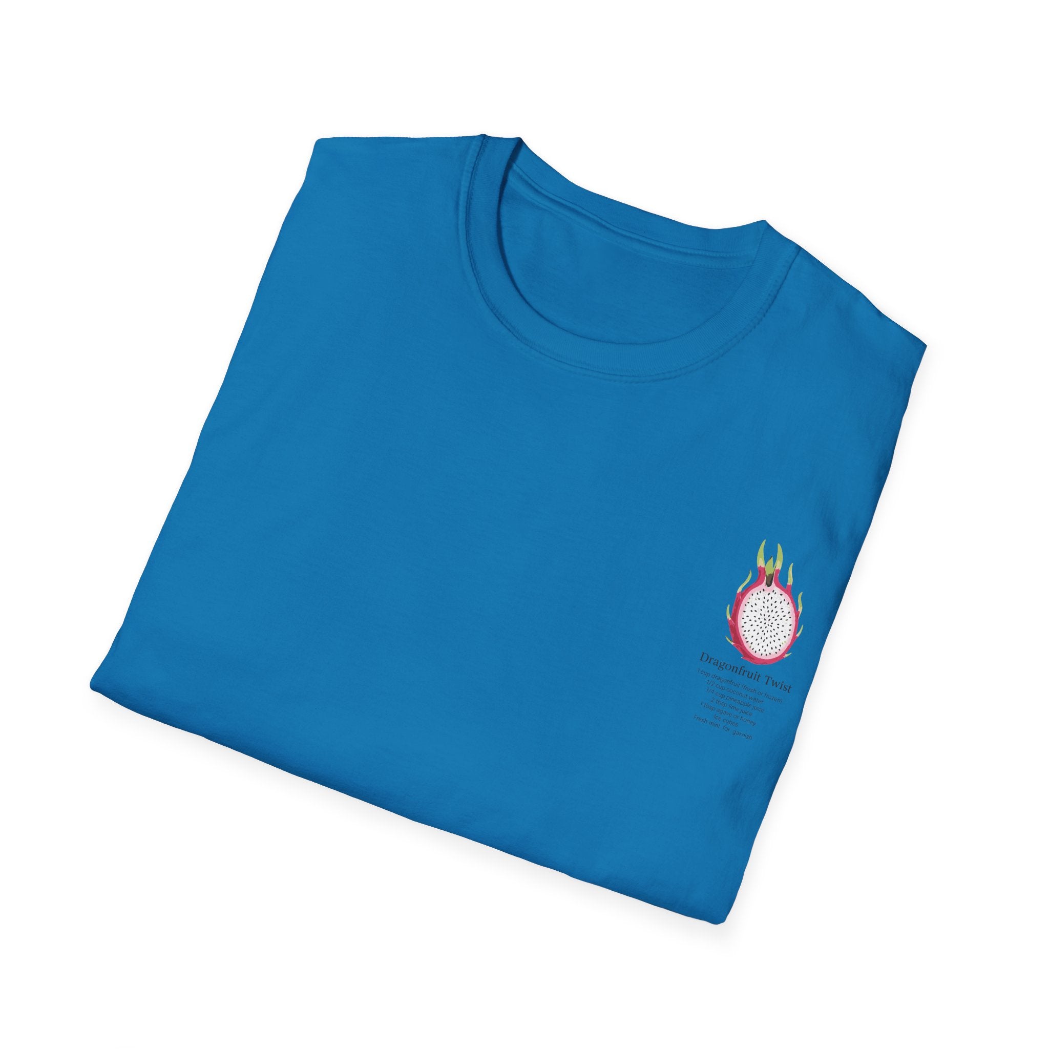 T-Shirt with Dragonfruit Design, Fun Summer Tee, Gift for Fruit Lovers, Cute Casual Wear, Vacation Outfit, Foodie Fashion