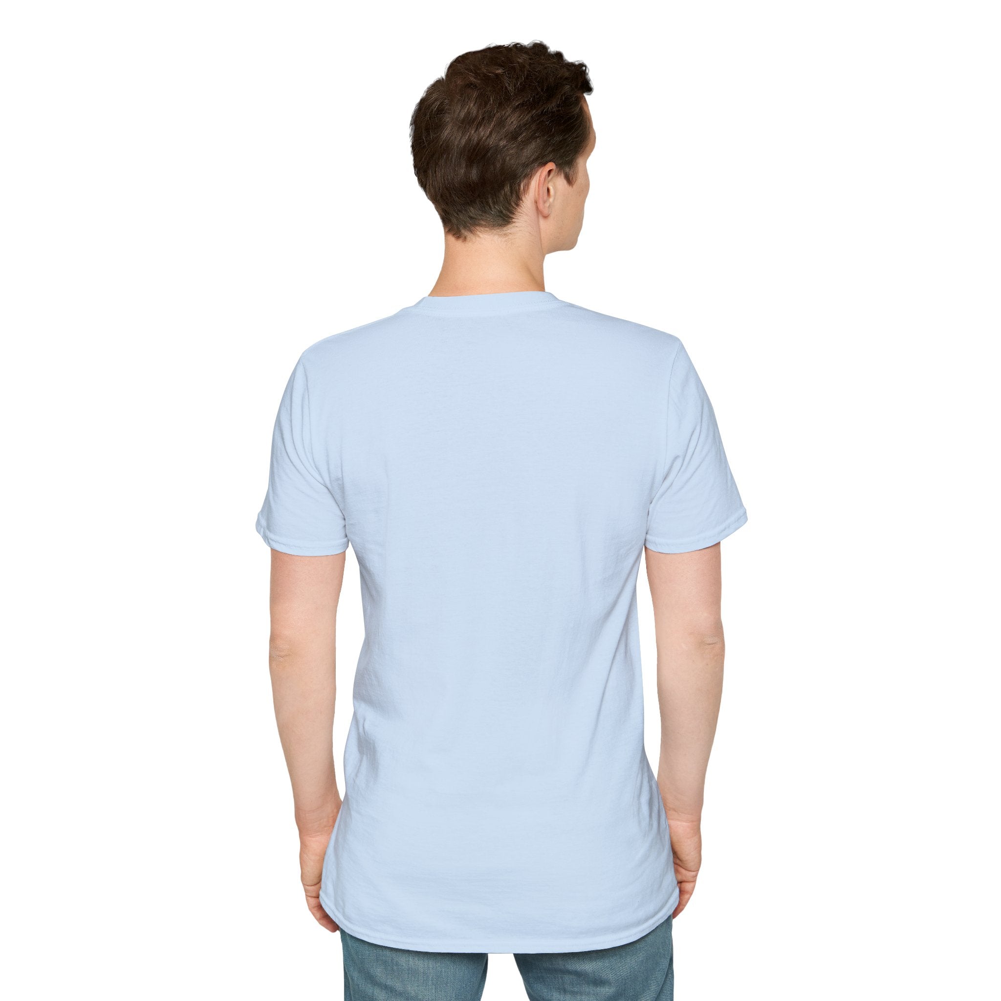 Ego Is The Enemy Unisex Softstyle Tee, Inspirational Graphic Shirt, Motivational Quote Top, Self-Development Apparel, Minimalist T-Shirt,