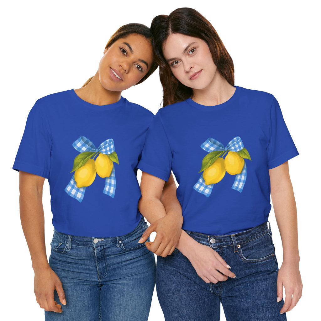 Lemon Blossom Unisex Tee - Summer Vibes, Farmhouse Style, Gifts for Her, Casual Wear, Garden Party Attire