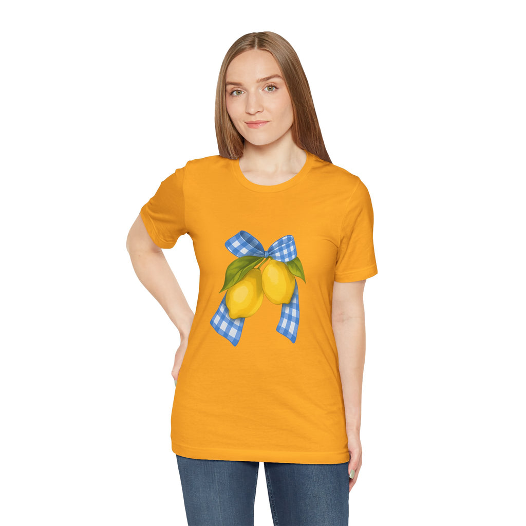 Lemon Blossom Unisex Tee - Summer Vibes, Farmhouse Style, Gifts for Her, Casual Wear, Garden Party Attire