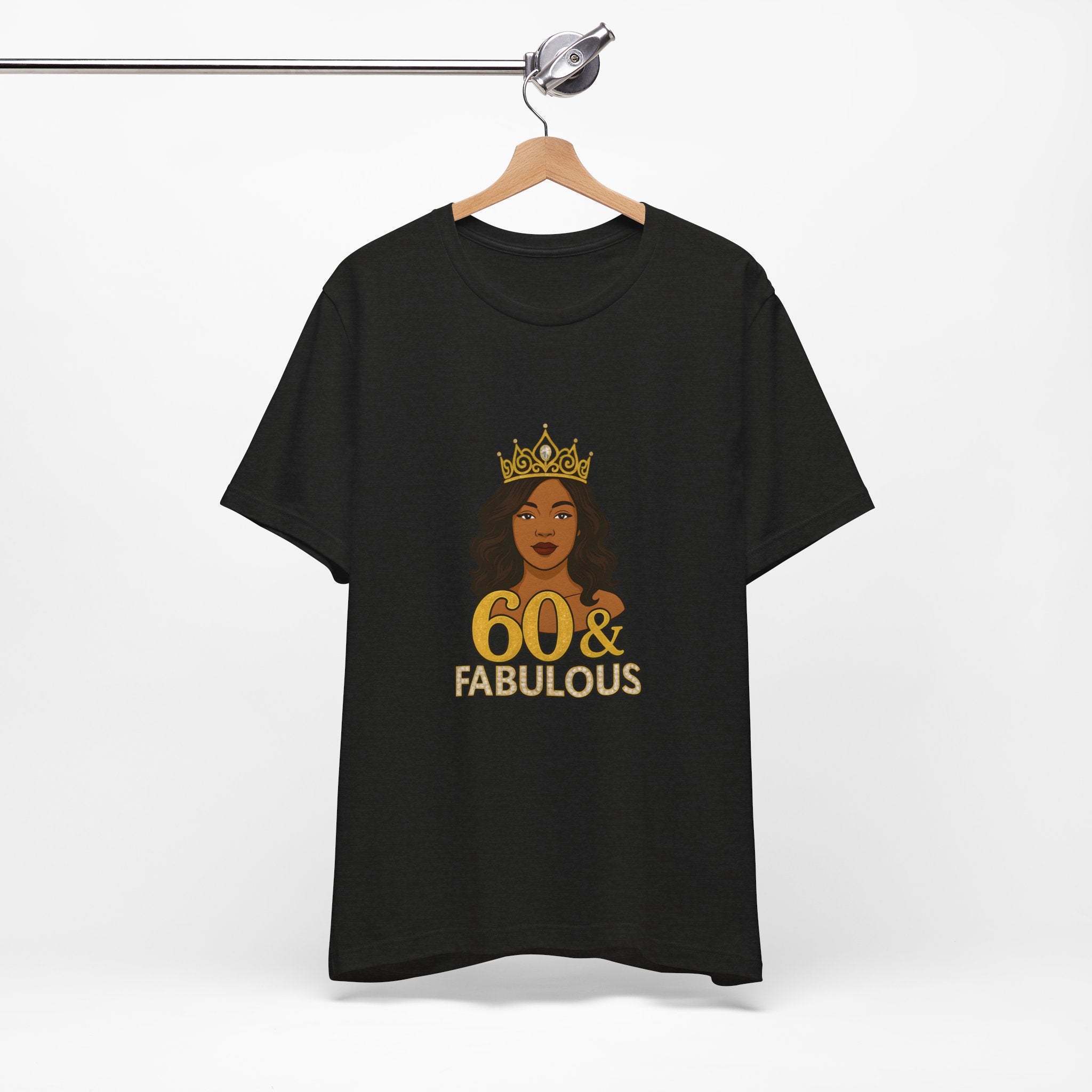 60 & Fabulous Unisex Tee, Birthday Gift Tee, Women's Celebration Shirt, Fun Milestone Birthday Apparel, Perfect for 60th Birthday Party