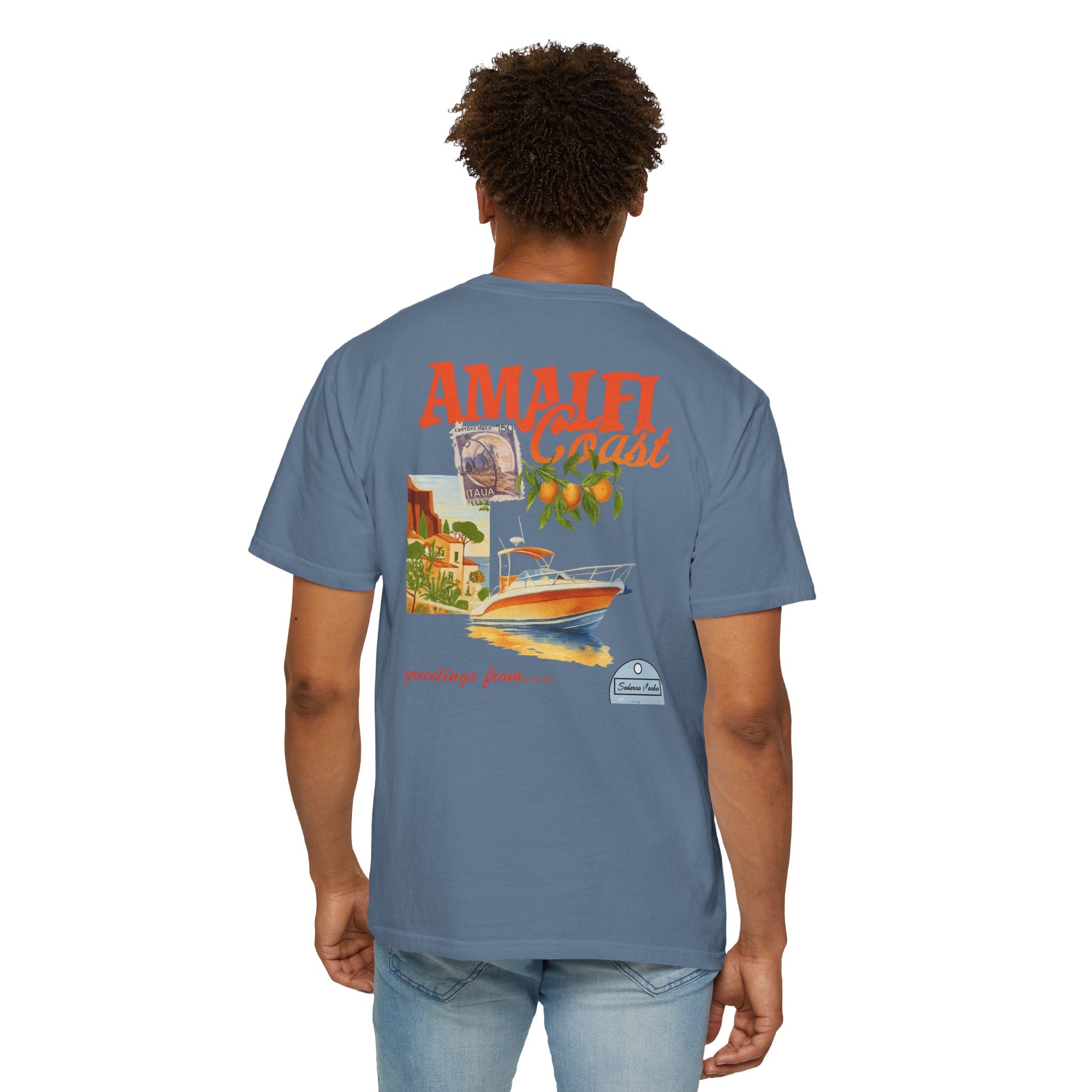 Amalfi Coast Vintage Unisex T-shirt - Stylish Travel Tee for Beach Lovers, Gifts for Her, Casual Summer Wear, Vacation Vibes