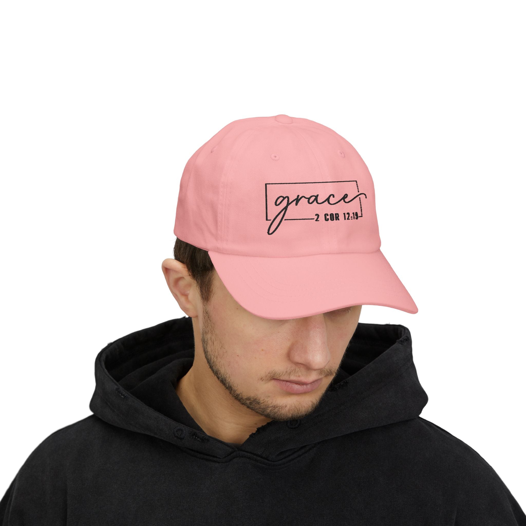Graceful Dad Cap - Inspirational Gift for Dads, Casual Sun Protection, Father's Day, Everyday Fashion, Christian Apparel