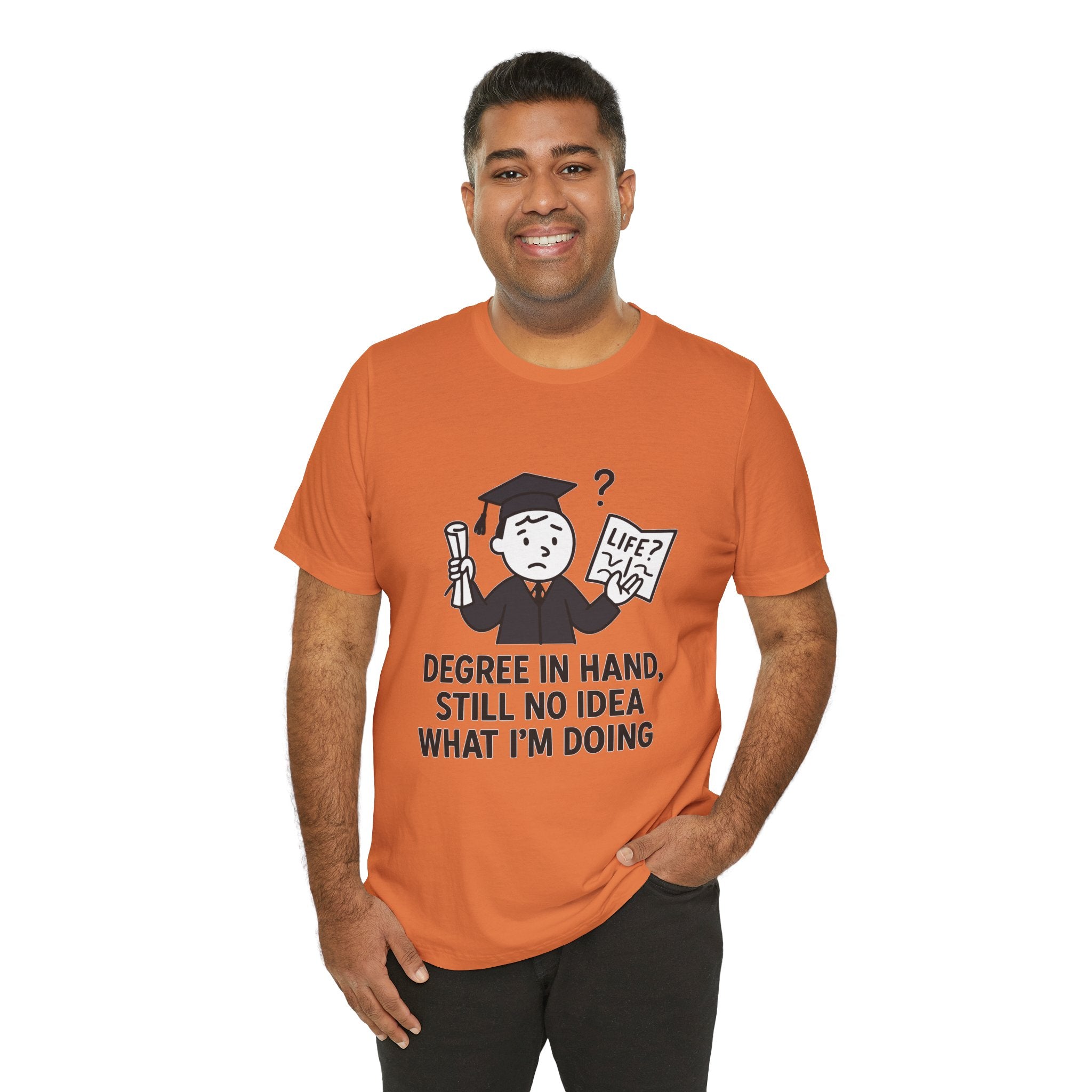 Graduation Humor Tee | Unisex Jersey Short Sleeve Shirt, Funny Graduation Gift, College Shirt, Life After Degree Tee, Graduate T-Shirt