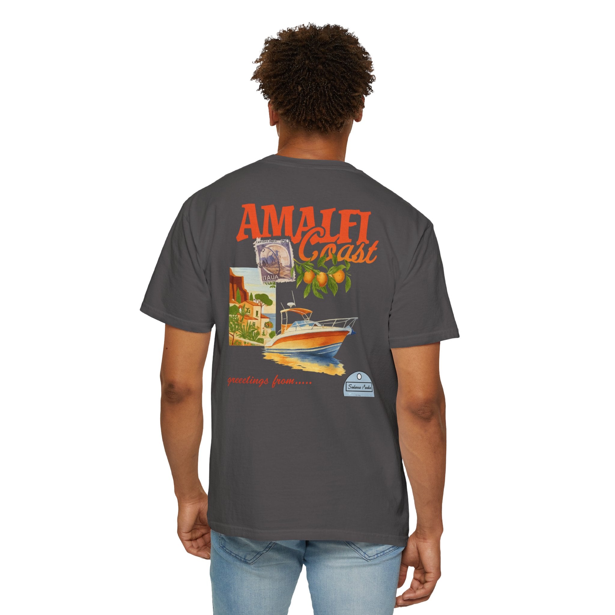Amalfi Coast Vintage Unisex T-shirt - Stylish Travel Tee for Beach Lovers, Gifts for Her, Casual Summer Wear, Vacation Vibes