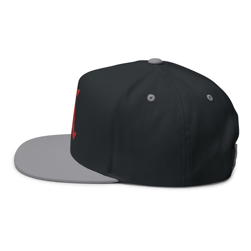 Stylish Embroidered Flat Bill Cap - Customizable, Trendy Hat for Everyday Use, Sports, Gifts, and Festivals