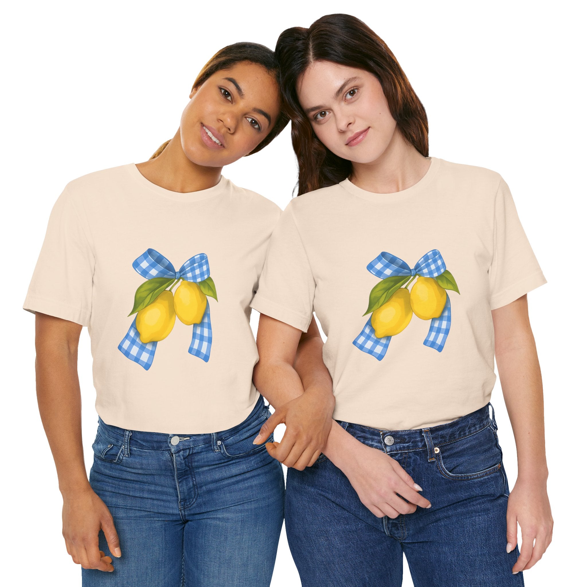 Lemon Blossom Unisex Tee - Summer Vibes, Farmhouse Style, Gifts for Her, Casual Wear, Garden Party Attire
