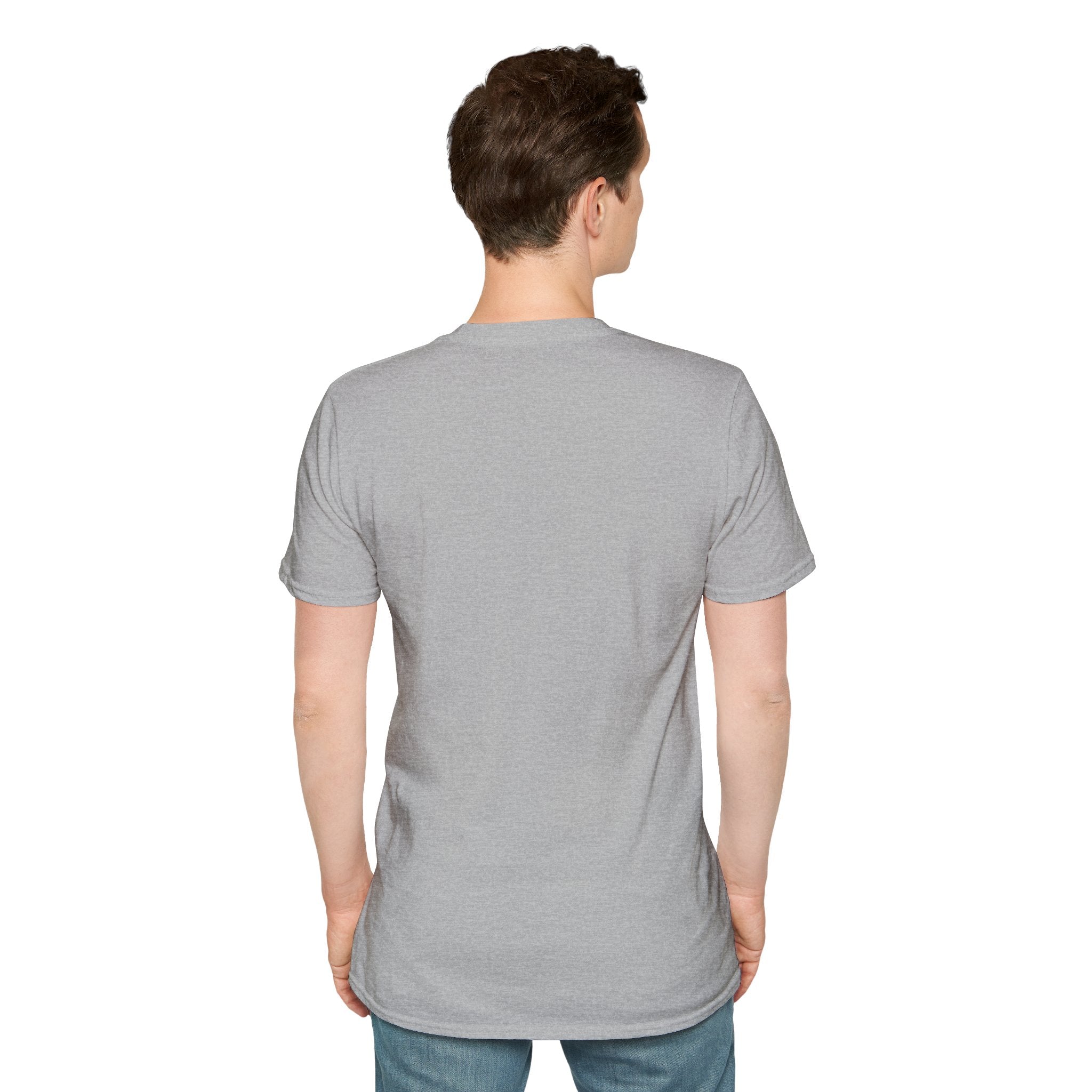 Ego Is The Enemy Unisex Softstyle Tee, Inspirational Graphic Shirt, Motivational Quote Top, Self-Development Apparel, Minimalist T-Shirt,