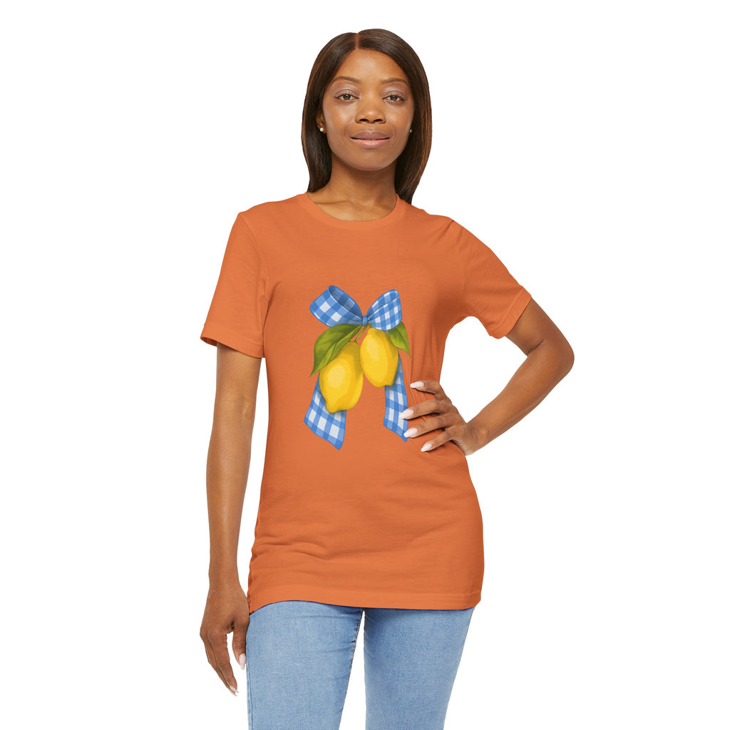 Lemon Blossom Unisex Tee - Summer Vibes, Farmhouse Style, Gifts for Her, Casual Wear, Garden Party Attire