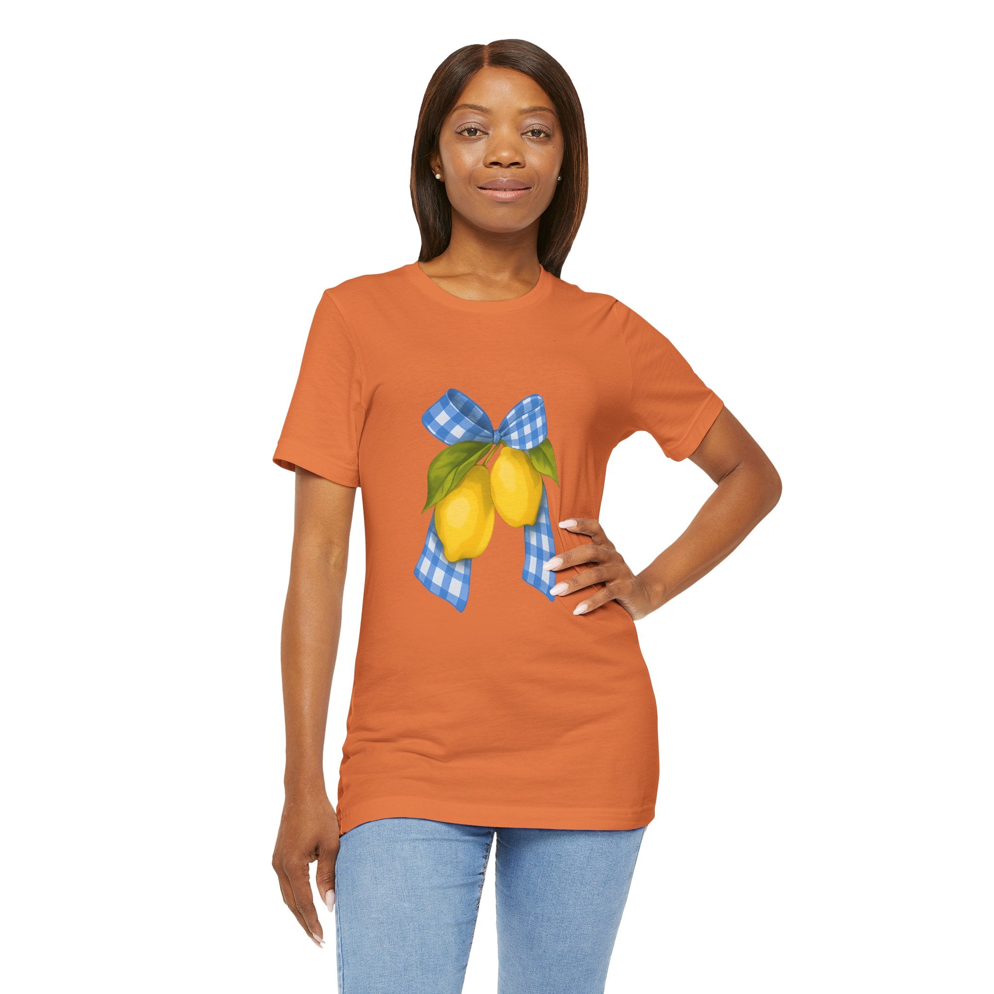 Lemon Blossom Unisex Tee - Summer Vibes, Farmhouse Style, Gifts for Her, Casual Wear, Garden Party Attire