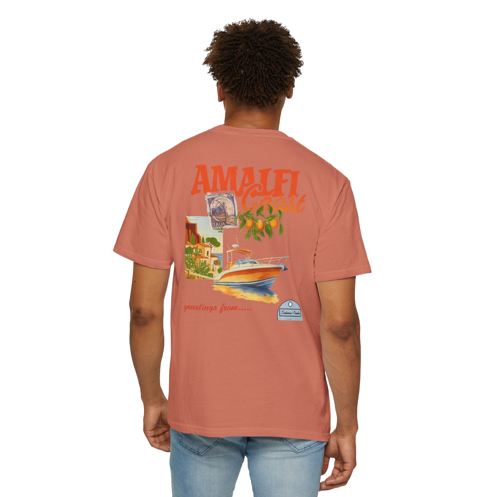 Amalfi Coast Vintage Unisex T-shirt - Stylish Travel Tee for Beach Lovers, Gifts for Her, Casual Summer Wear, Vacation Vibes
